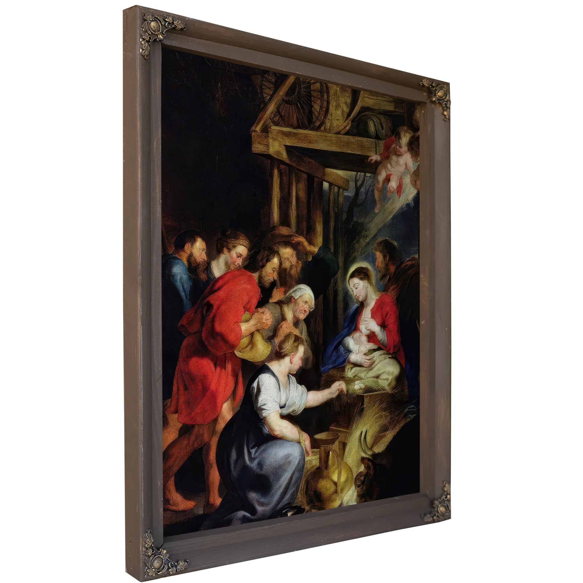 Adoration Of The Shepherds By Peter Paul Rubens Fine Art Print
