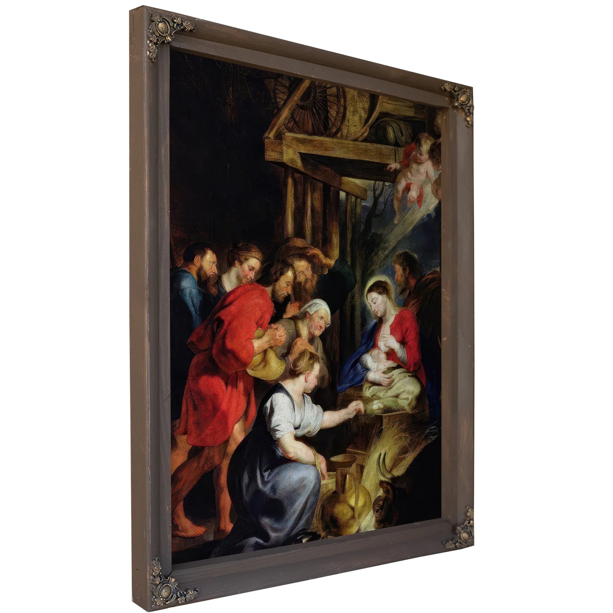 Adoration Of The Shepherds By Peter Paul Rubens Fine Art Print