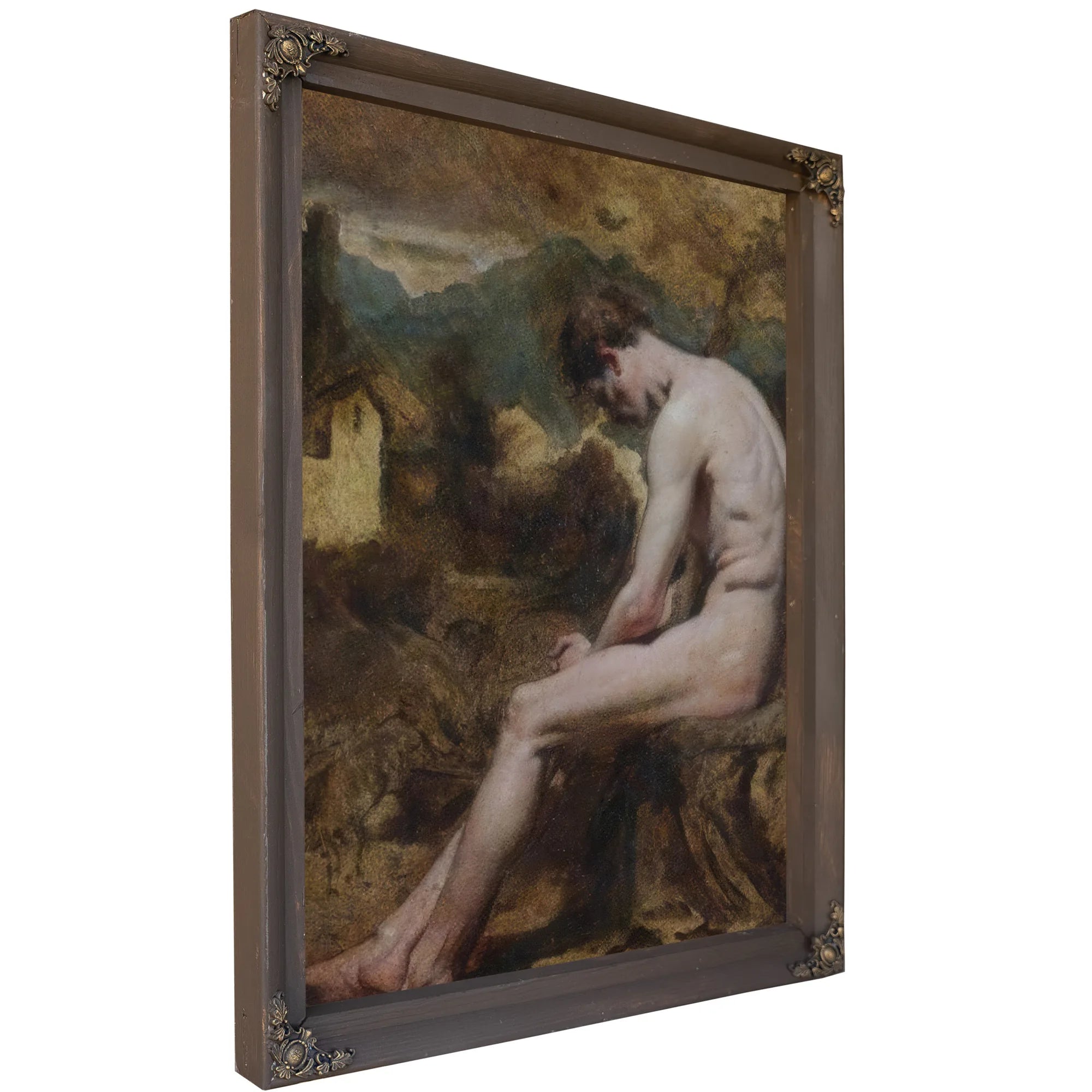 Study Of A Male Nude By William Etty Fine Art Print