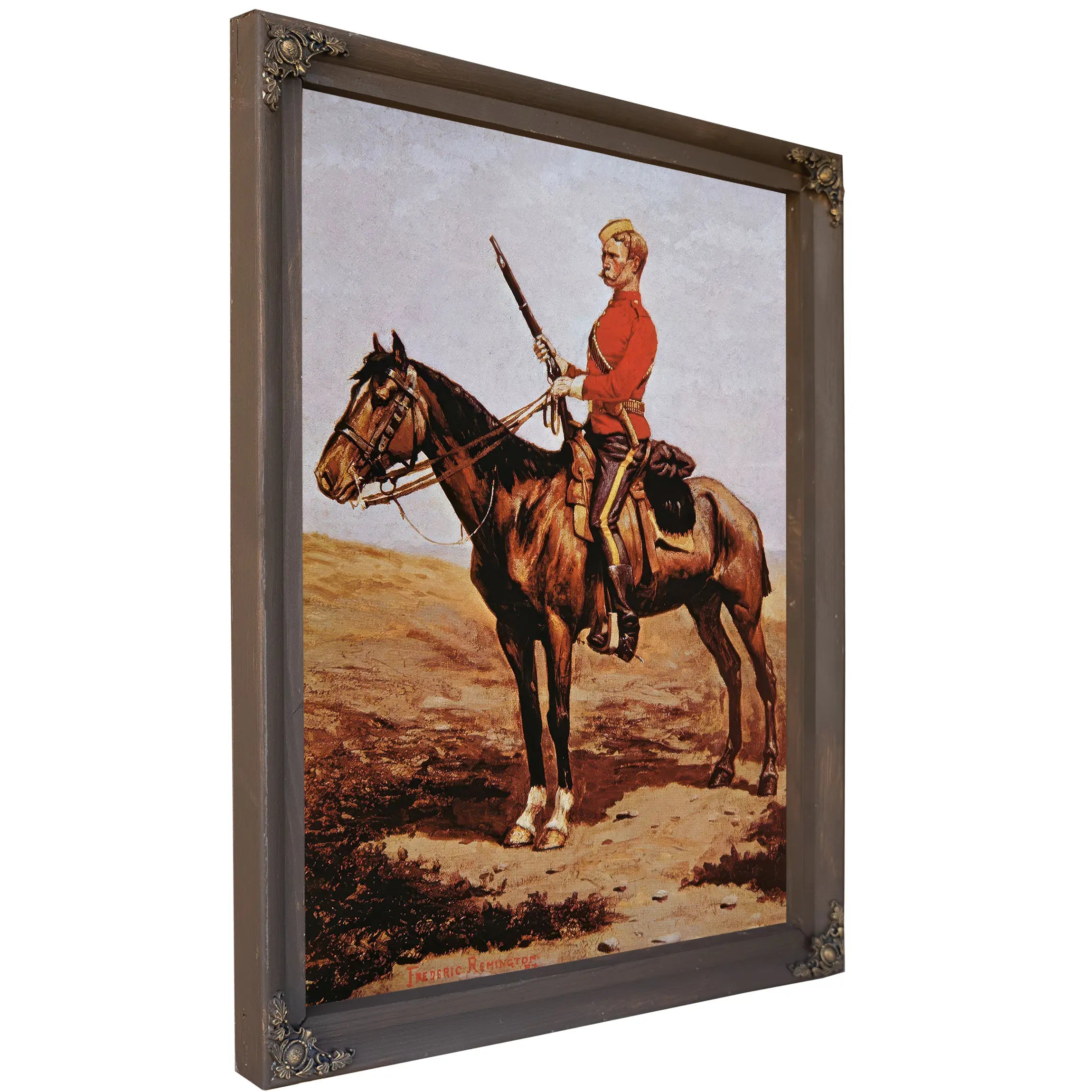 Northwest Mounted Police Of Canada by Frederic Remington