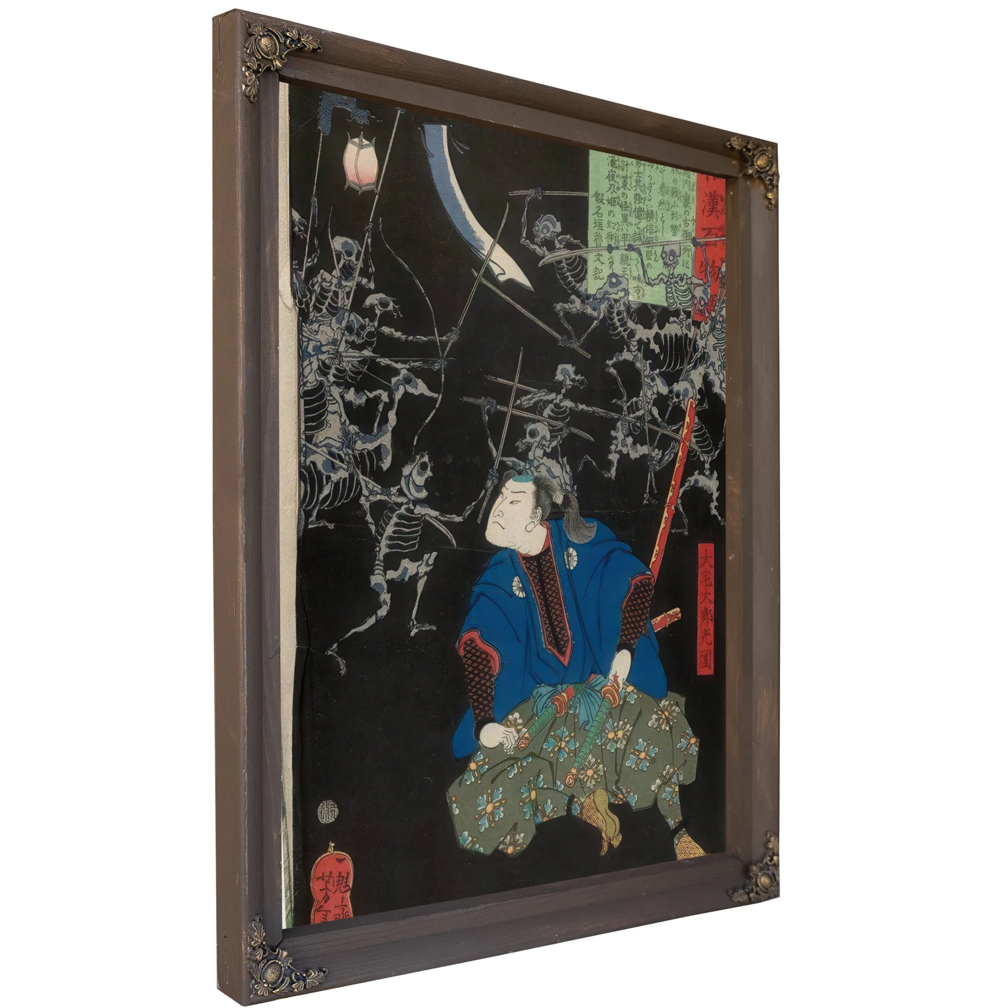 Oya Taro Mitsukuni 1865 Munseum Of Fine Arts Boston 11 39842 By Tsukioka Yoshitoshi Fine Art Print