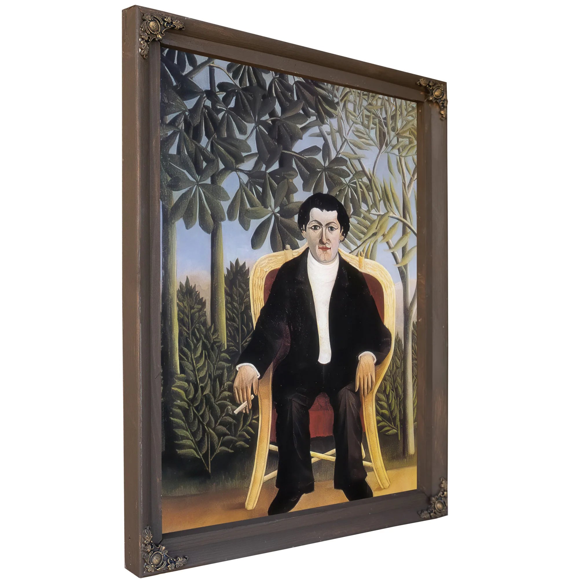 Portrait Of Joseph Brummer1909 By Henri Rousseau Fine Art Print