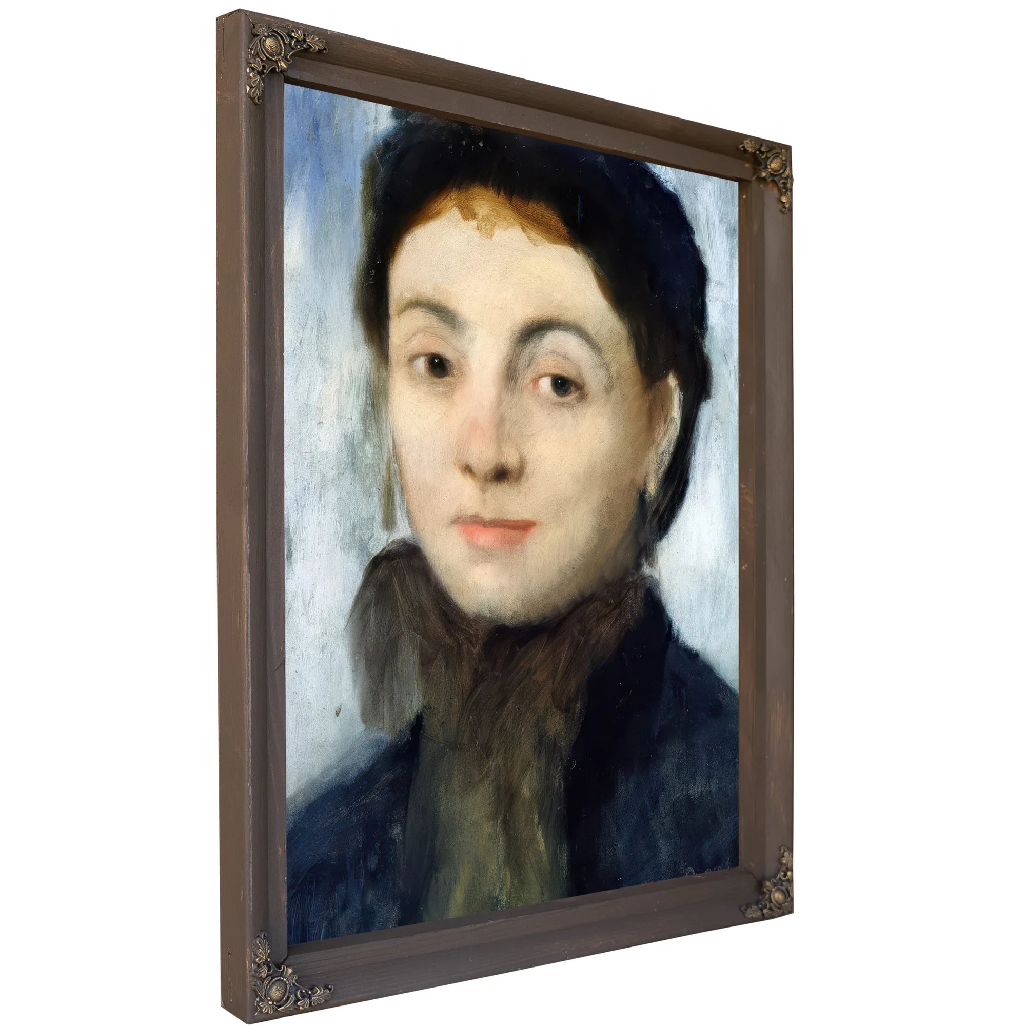 Portrait Of Josephine Gaujelin By Edgar Degas Fine Art Print
