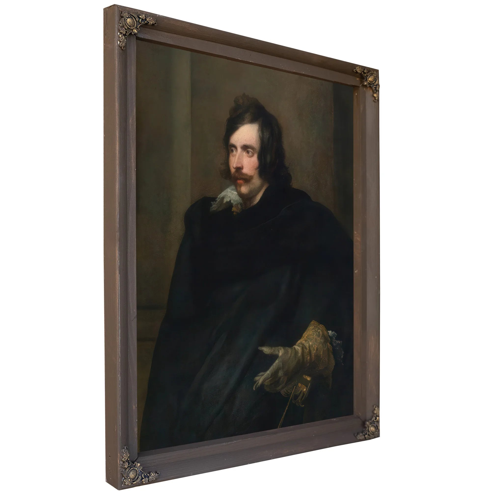 Anthony Van Dyck Portrait Of A Man With A Gloved Hand 1540 By Anthony Van Dyck Fine Art Print