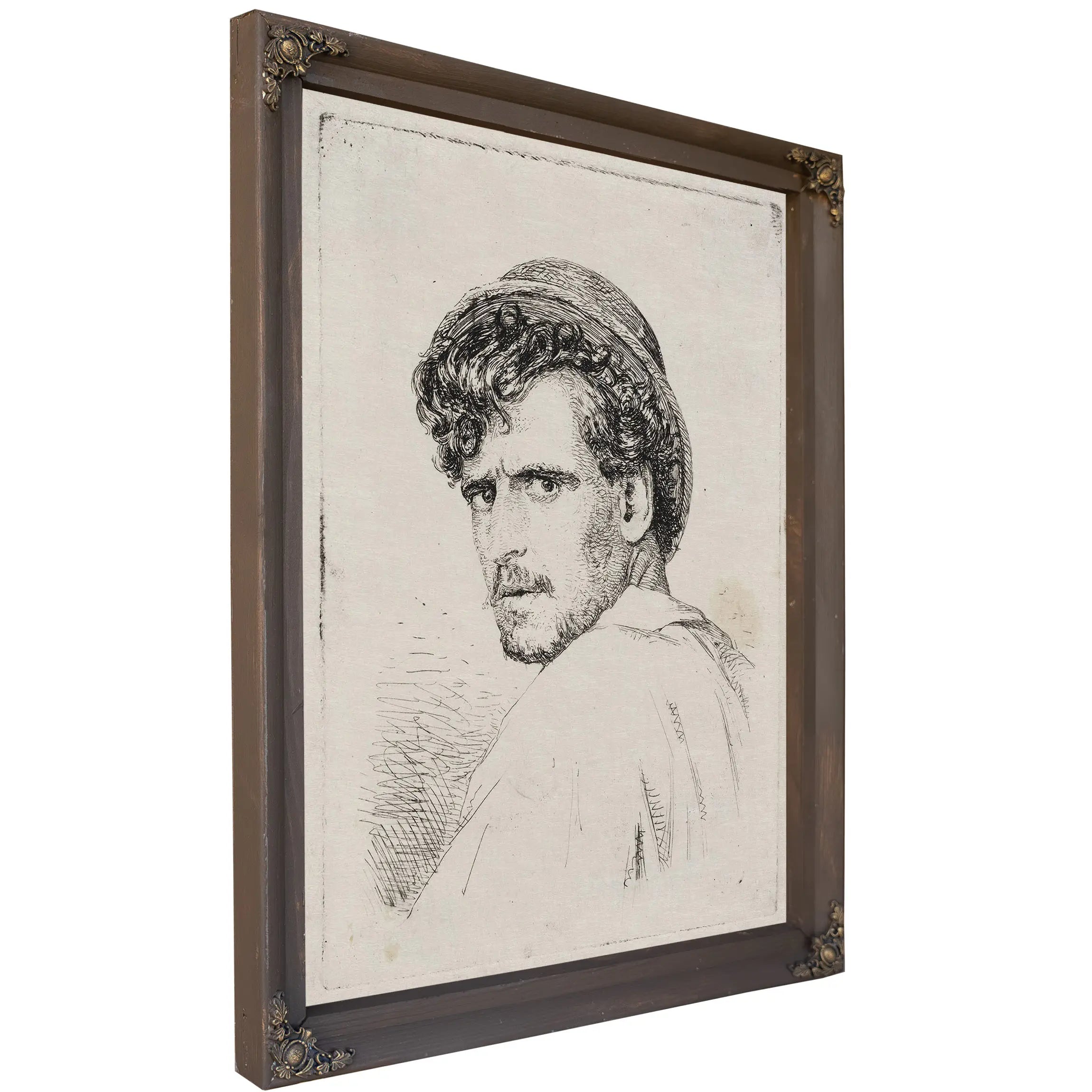 Head Of An Italian by Carl Bloch