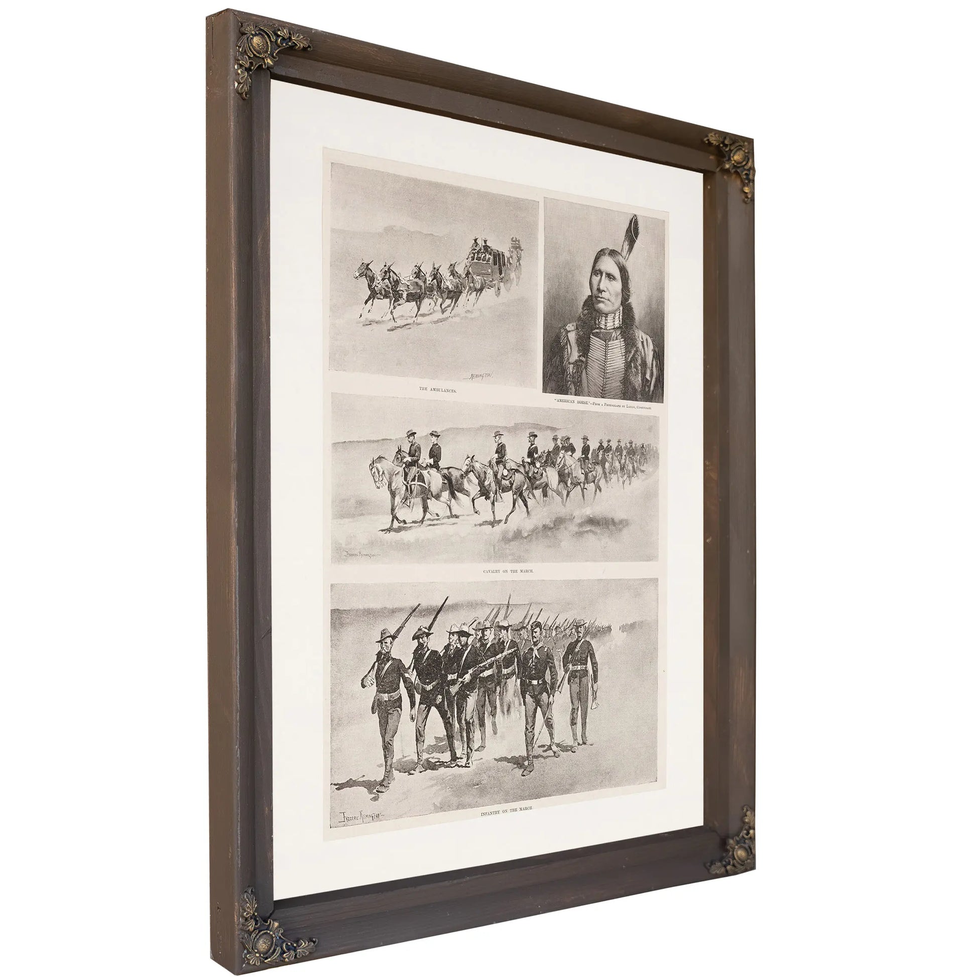 Concentrating Troops On The Northern Indian Agencies by Frederic Remington
