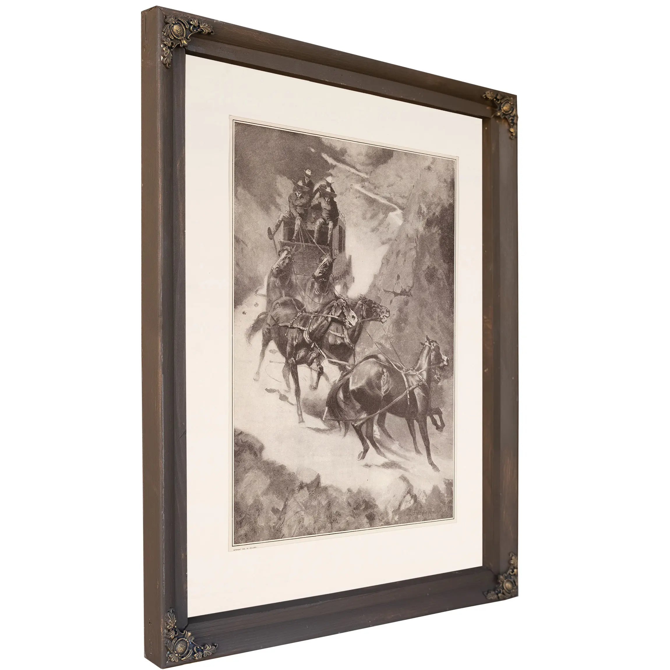 Amateur Rocky Mountain Stage Driving by Frederic Remington