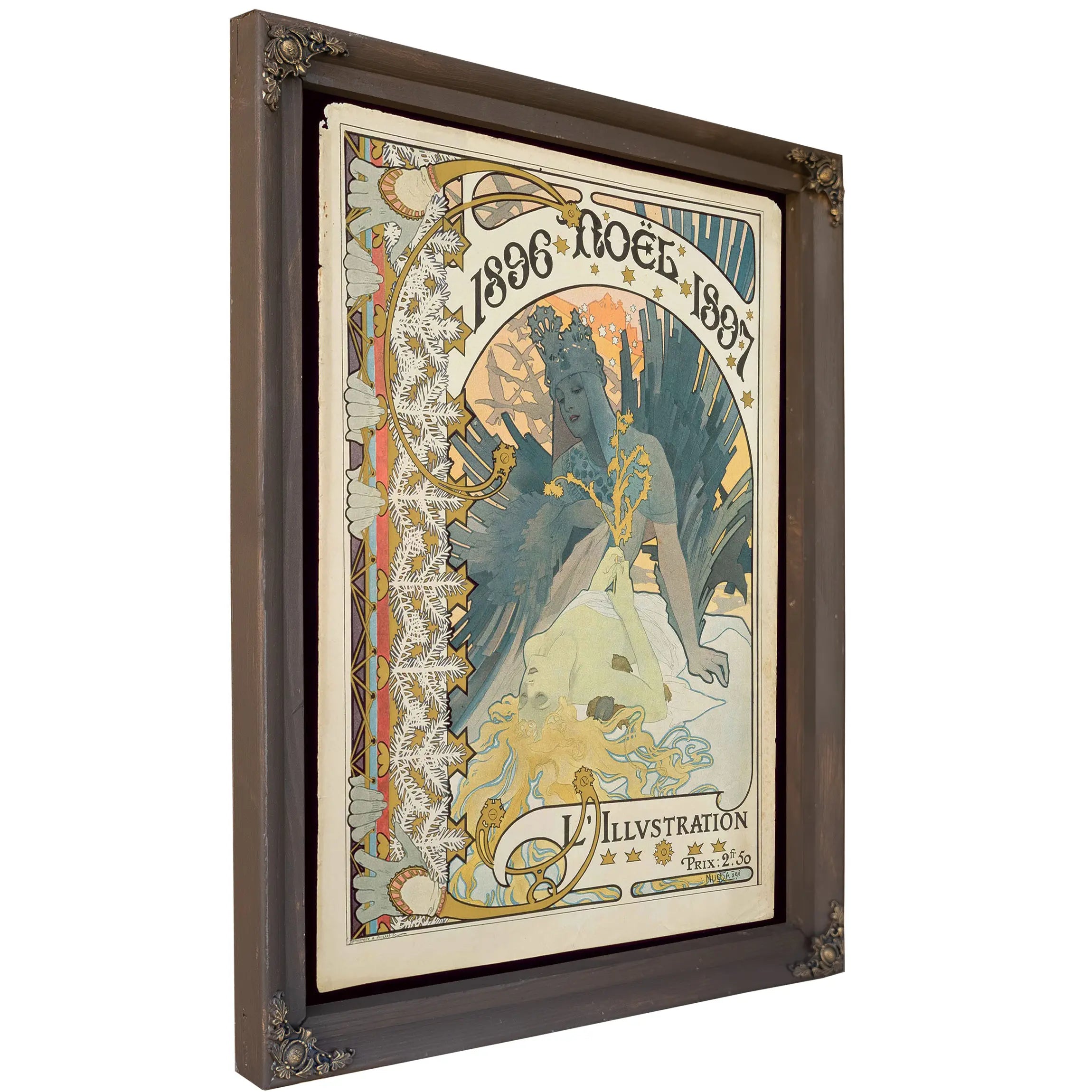 Bookplate For Herbert Ingram The 2Nd Baronet Of Swineshead Abbey by Alphonse Mucha