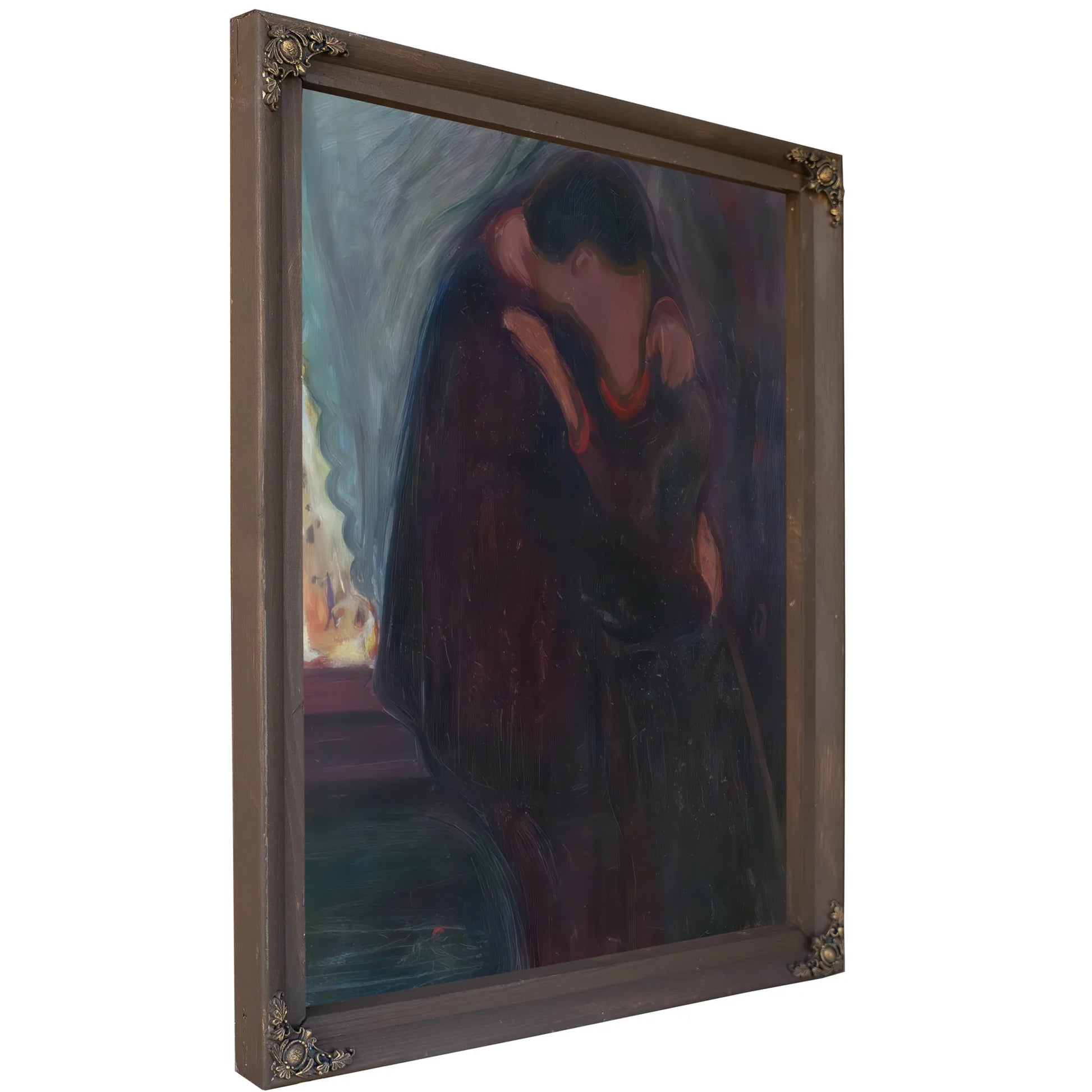 The Kiss 1897 By Edvard Munch Fine Art Print