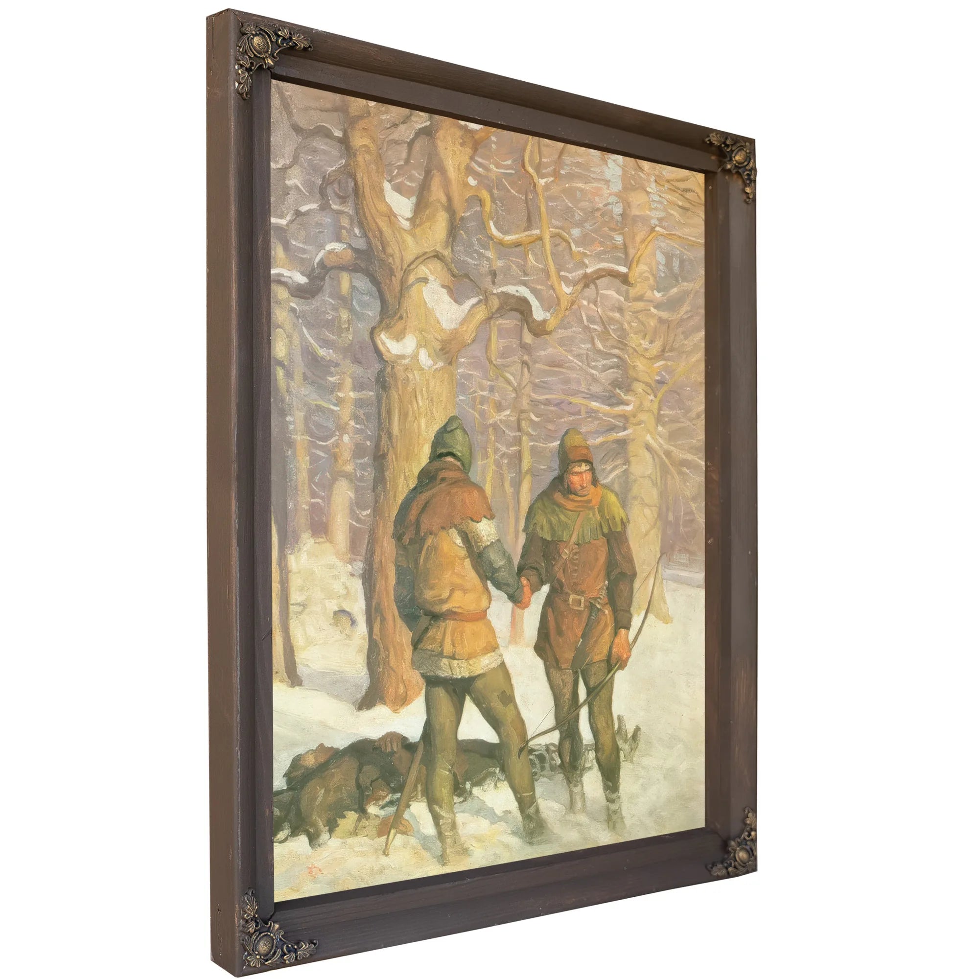 The Black Arrow Flieth Nevermore By NC Wyeth Fine Art Print