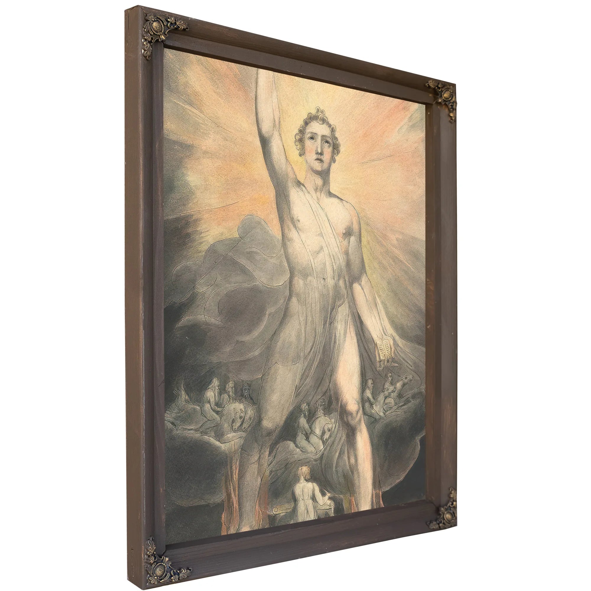 Angel Of The Revelation 1803 1805 Pencil Watercolor 39 2X26Cm Met By William Blake Fine Art Print