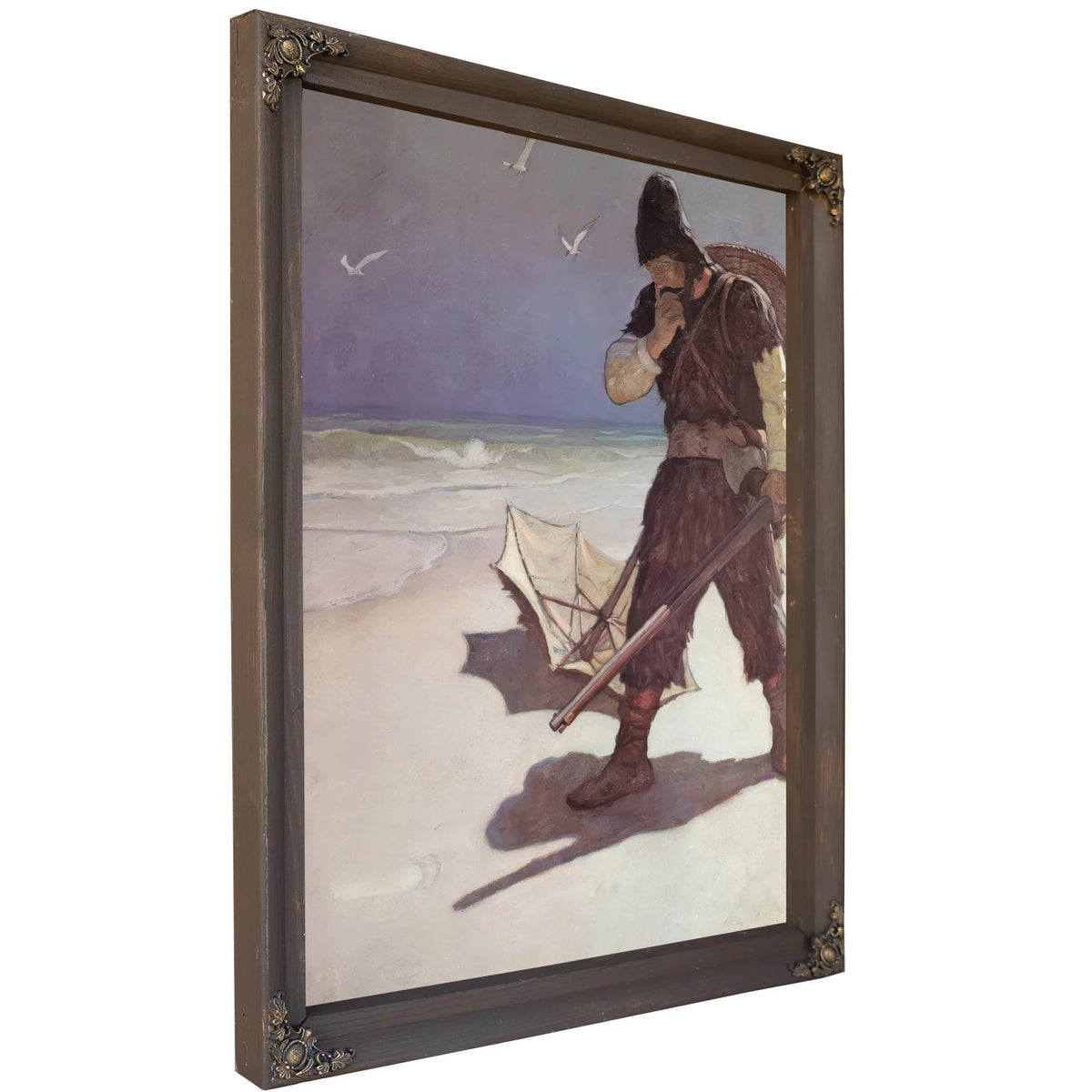 I Stood Like One Thunderstruck By NC Wyeth Fine Art Print