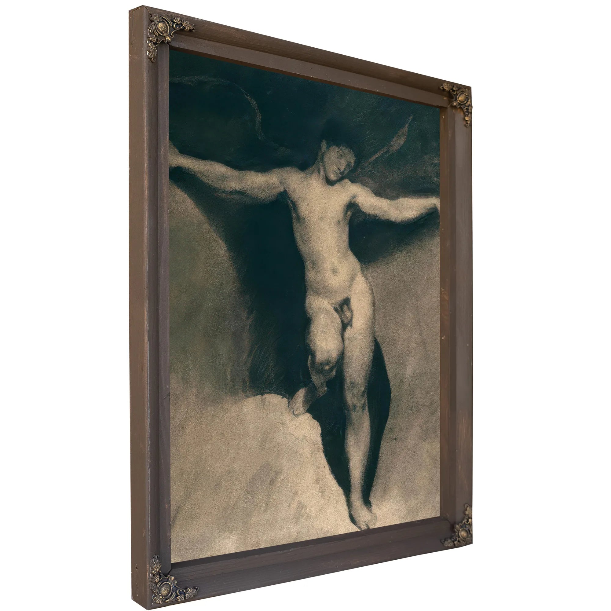 Allegorical Figure Of Envy By Eugene Delacroix Fine Art Print
