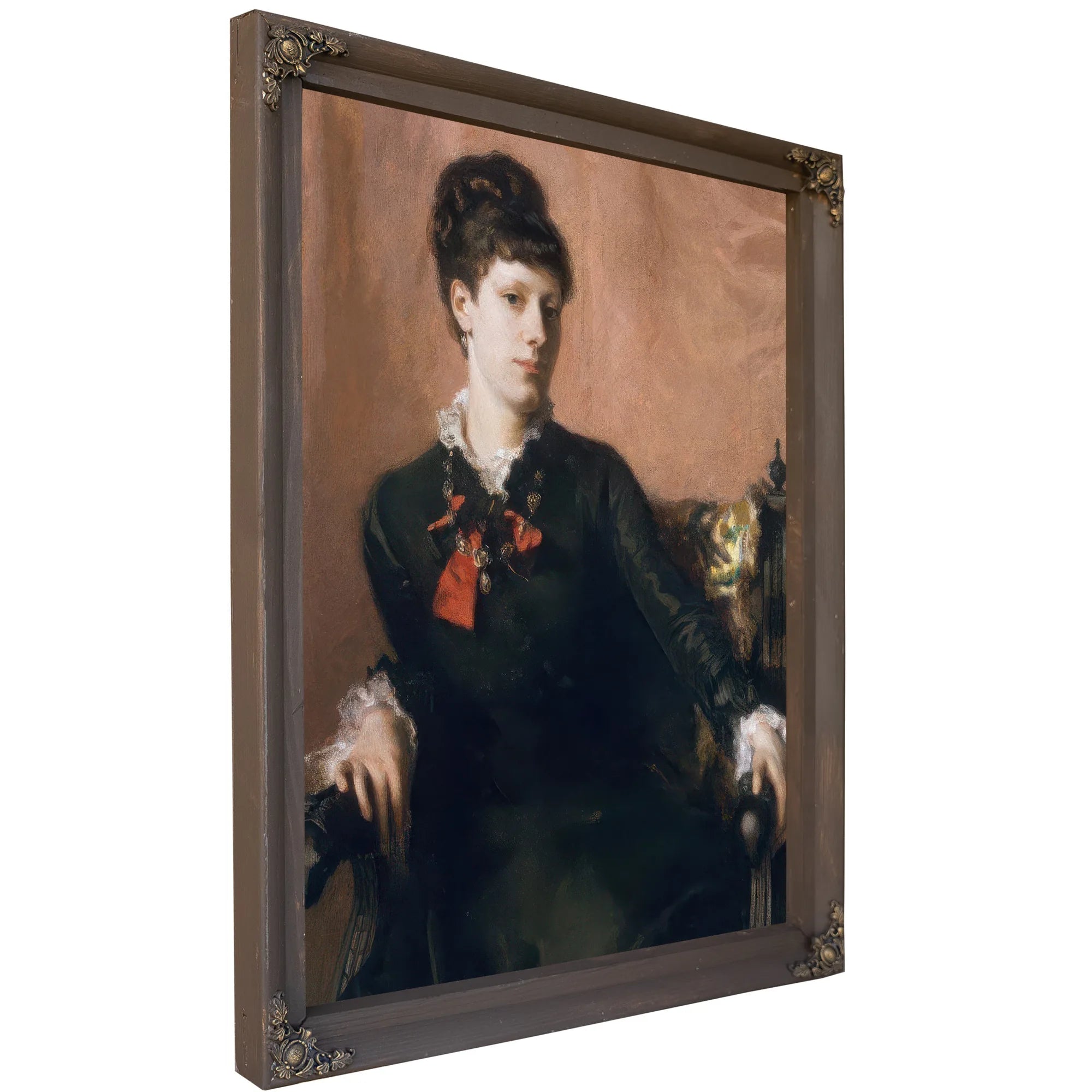 Portrait Of Frances Sherborne Ridley Watts By John Singer Sargent Fine Art Print