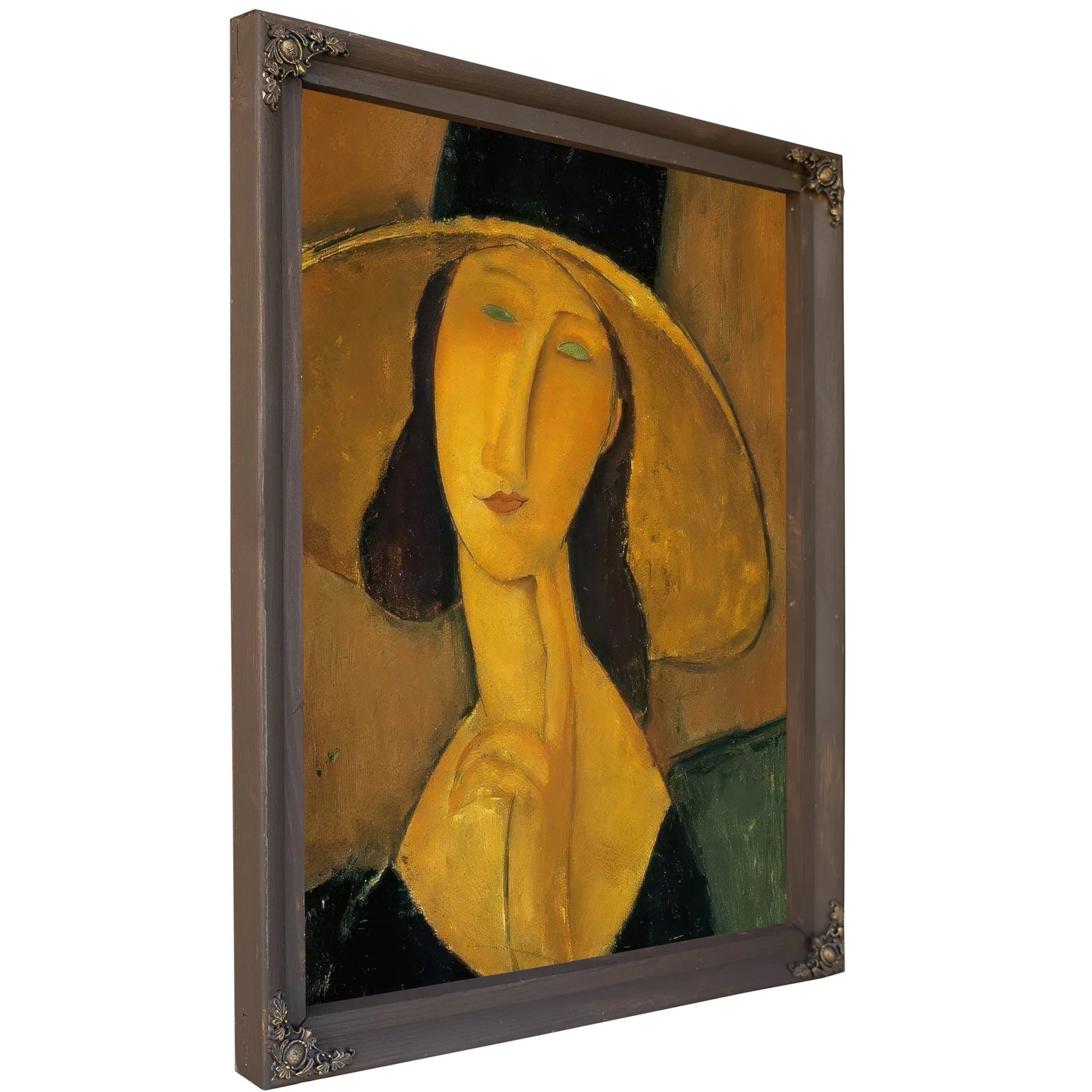 Portrait Of Woman In Hat 1917 By Amedeo Modigliani Fine Art Print