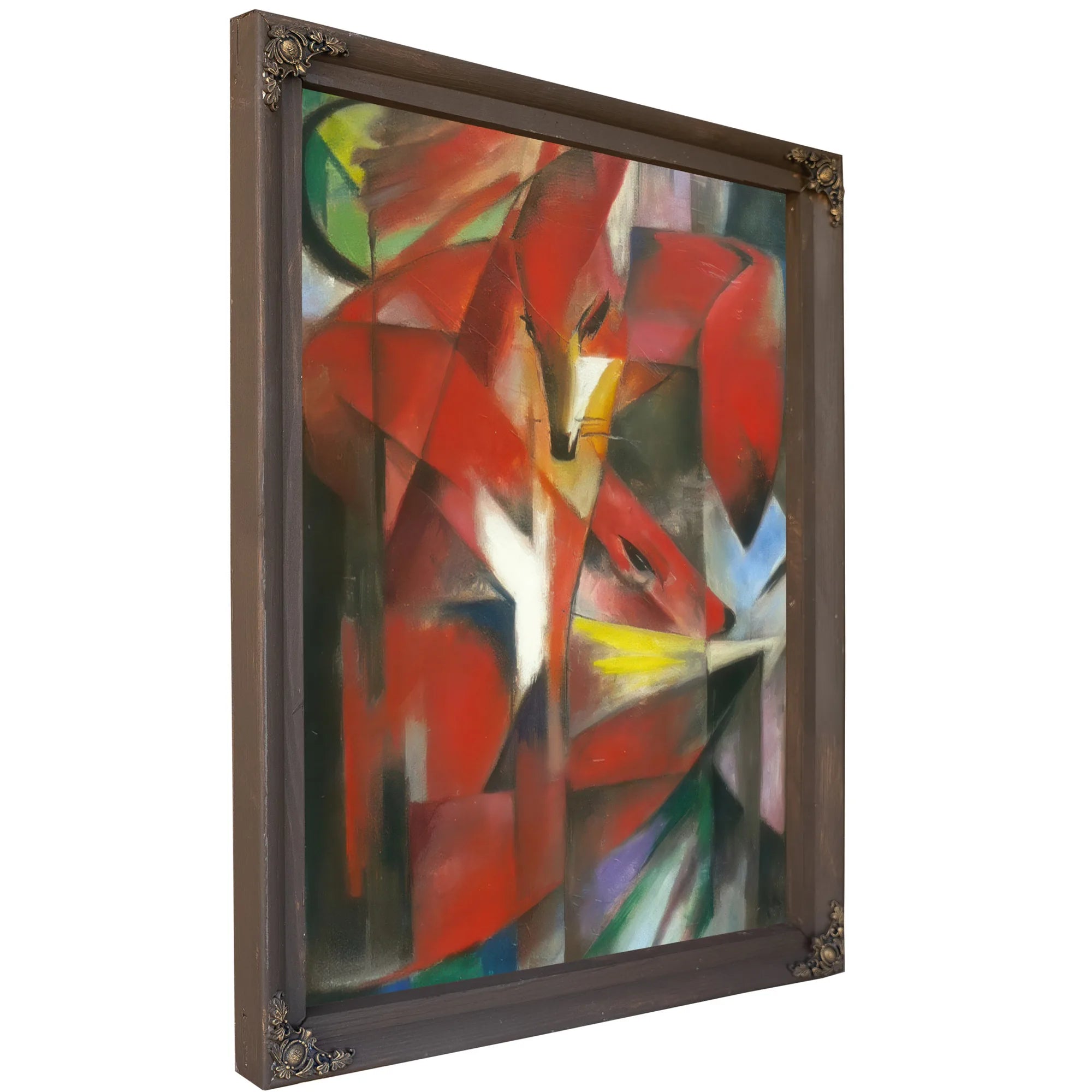 Foxes By Franz Marc Fine Art Print