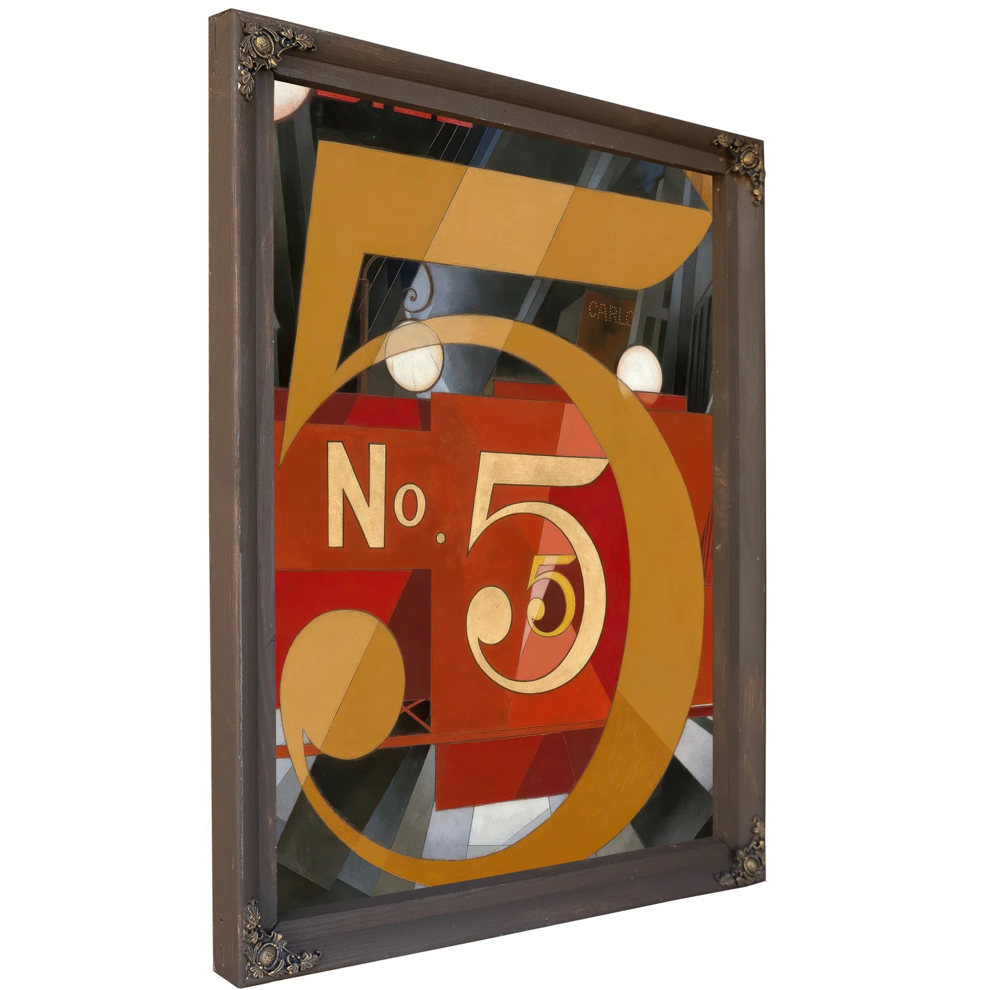 I Saw The Figure 5 In Gold By Charles Demuth Fine Art Print