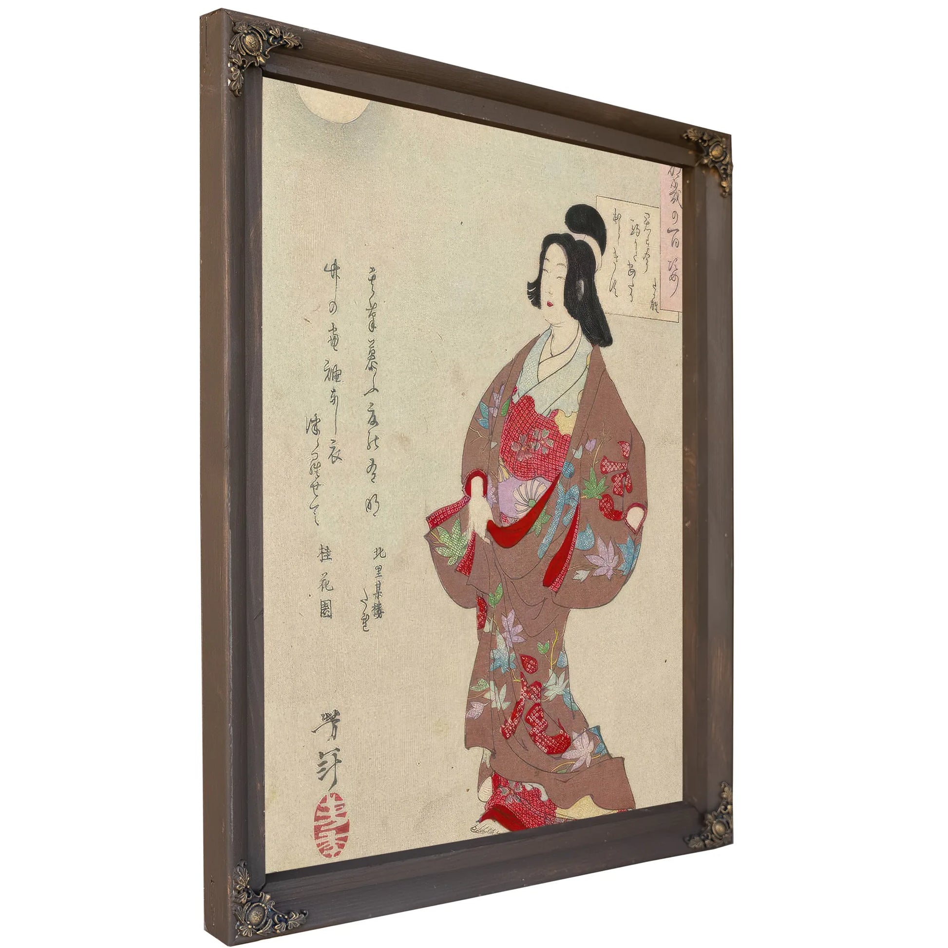 The Courtesan Takao 1885 By Tsukioka Yoshitoshi Fine Art Print