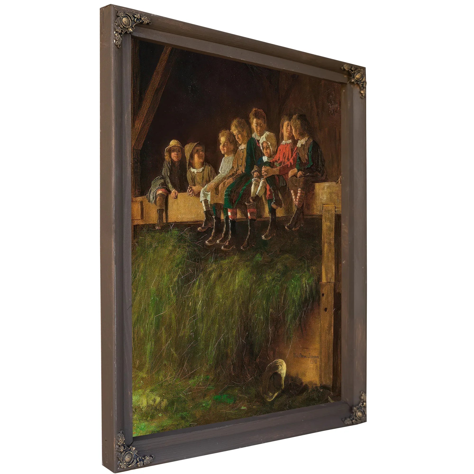 Barn Swallows By Eastman Johnson Fine Art Print