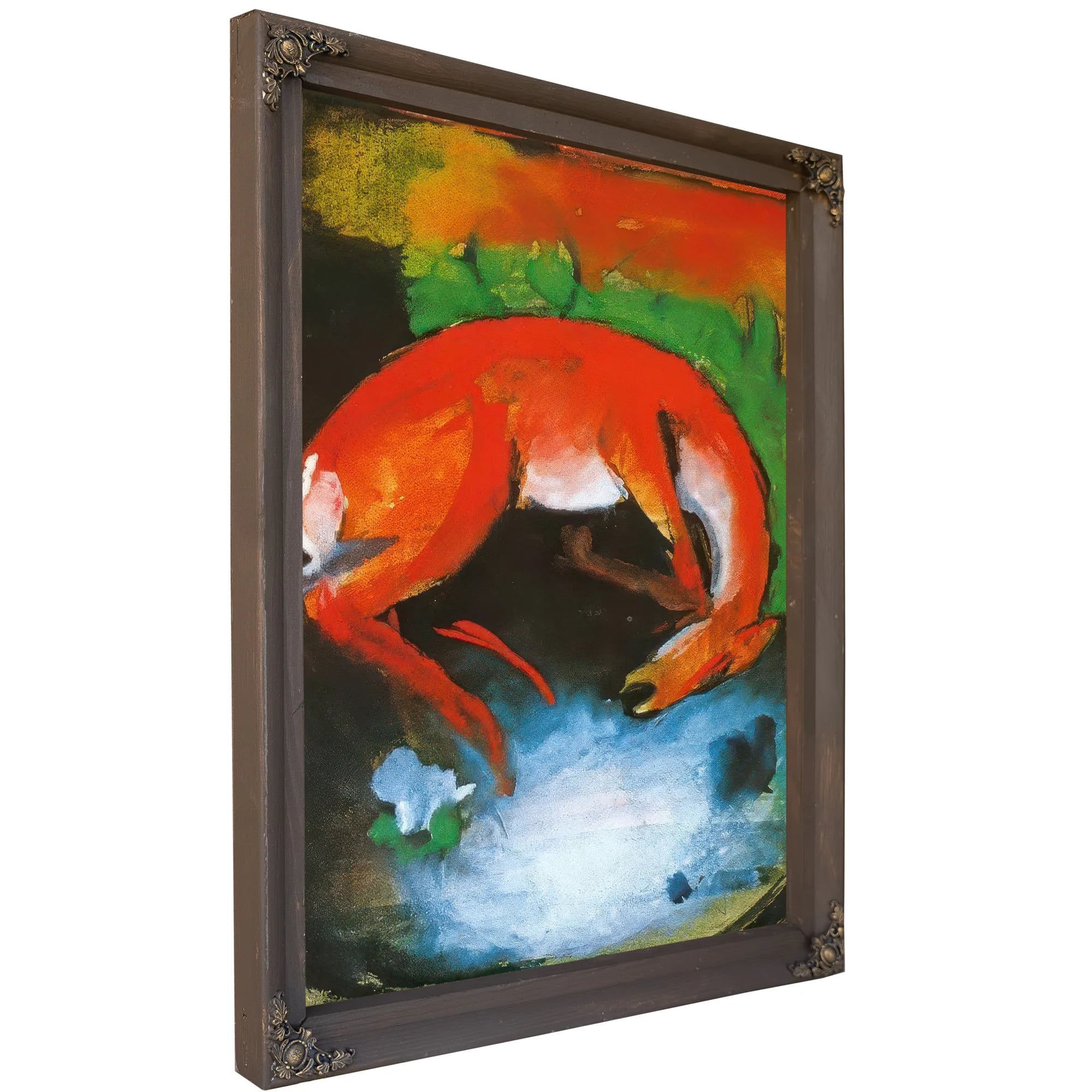Dead Deer By Franz Marc Fine Art Print
