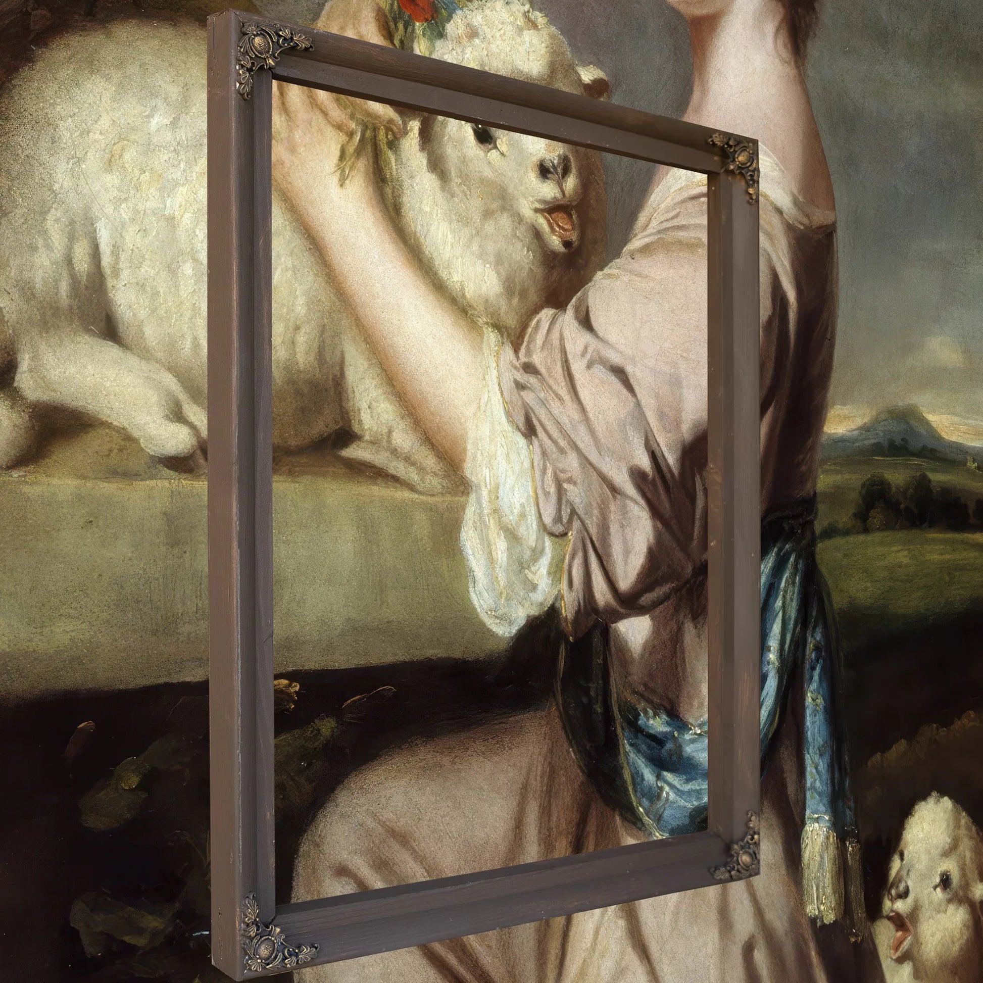 Lady Mary Leslie by Sir Joshua Reynolds Fine Art Print