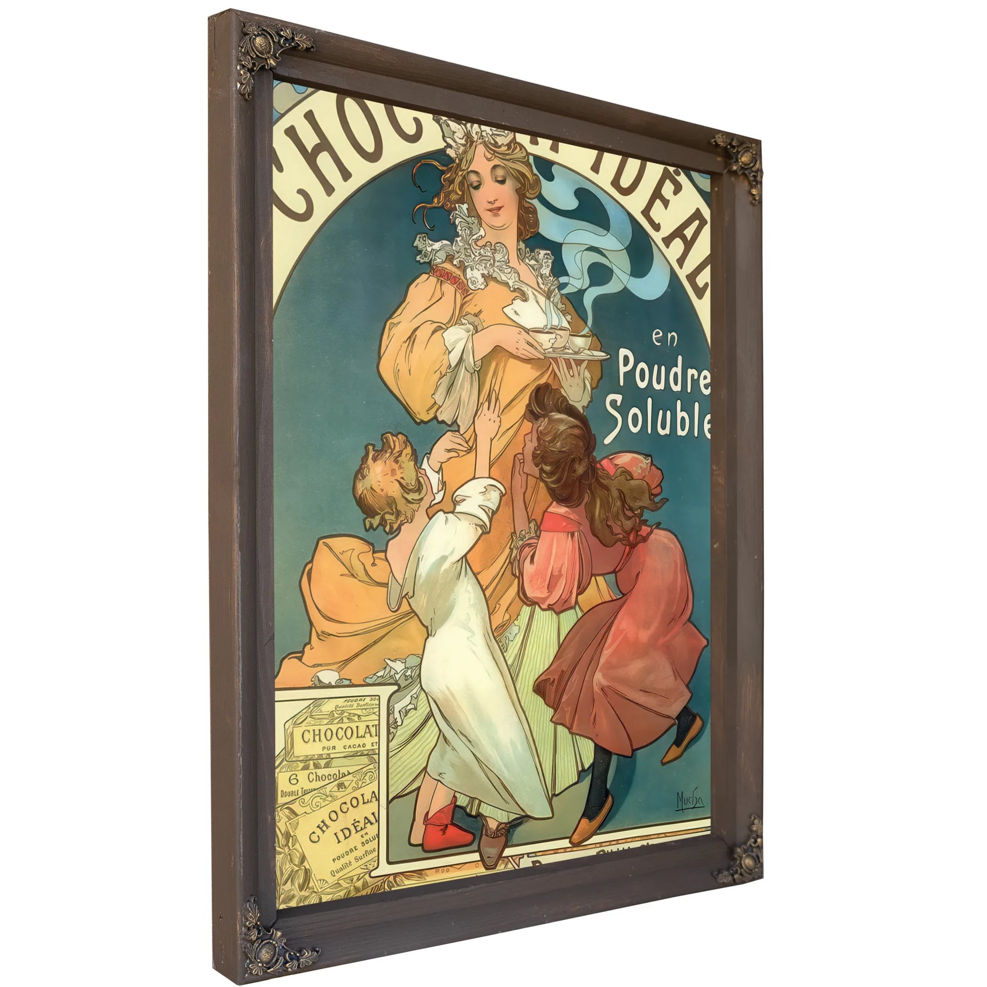 Chocolat Ideal By Alphonse Mucha Fine Art Print