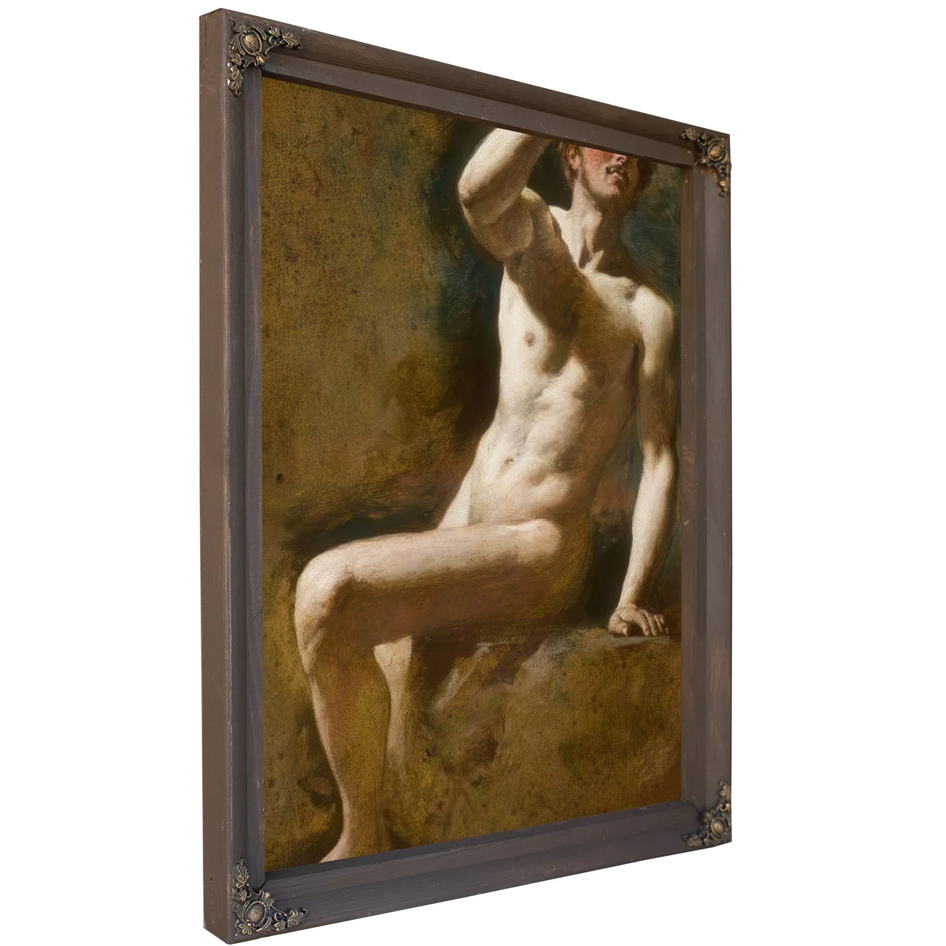 Study Of A Male Nude 3 By William Etty Fine Art Print