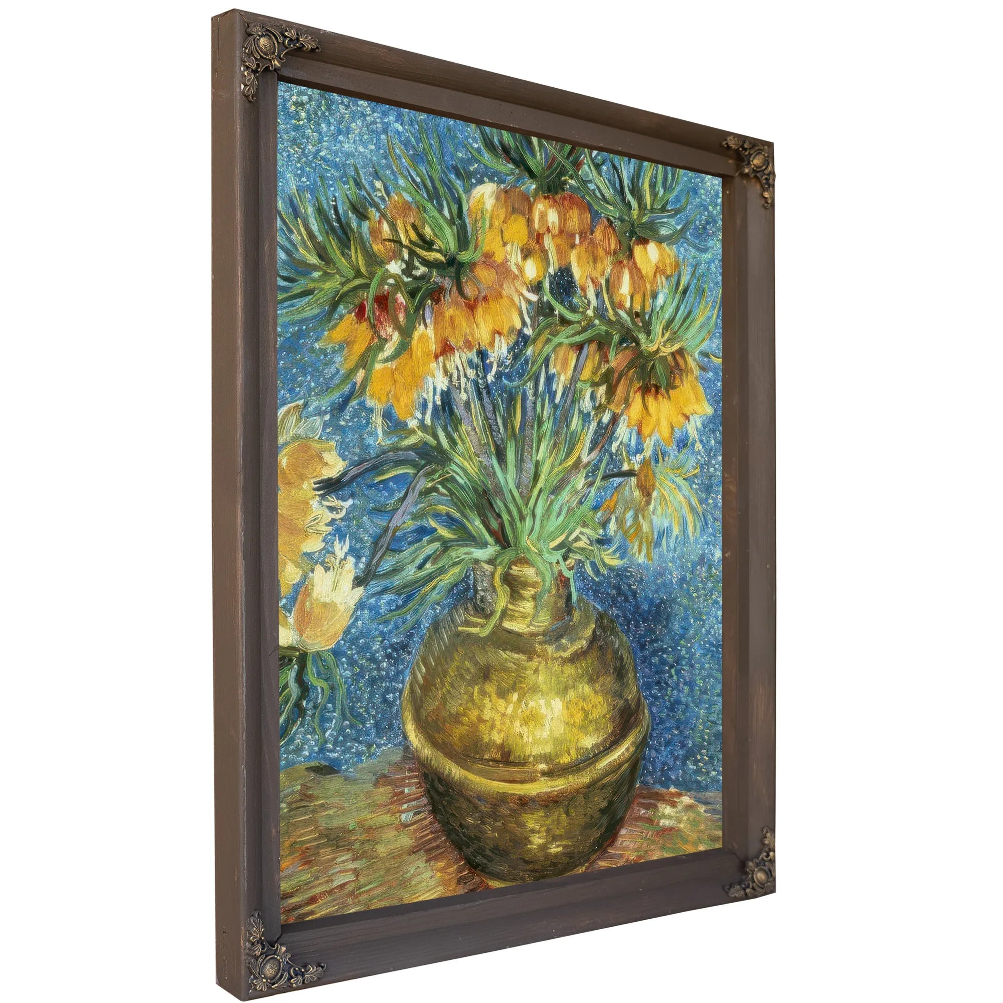 Crown Imperial Fritillaries In A Copper Vase By Vincent Van Gogh Fine Art Print