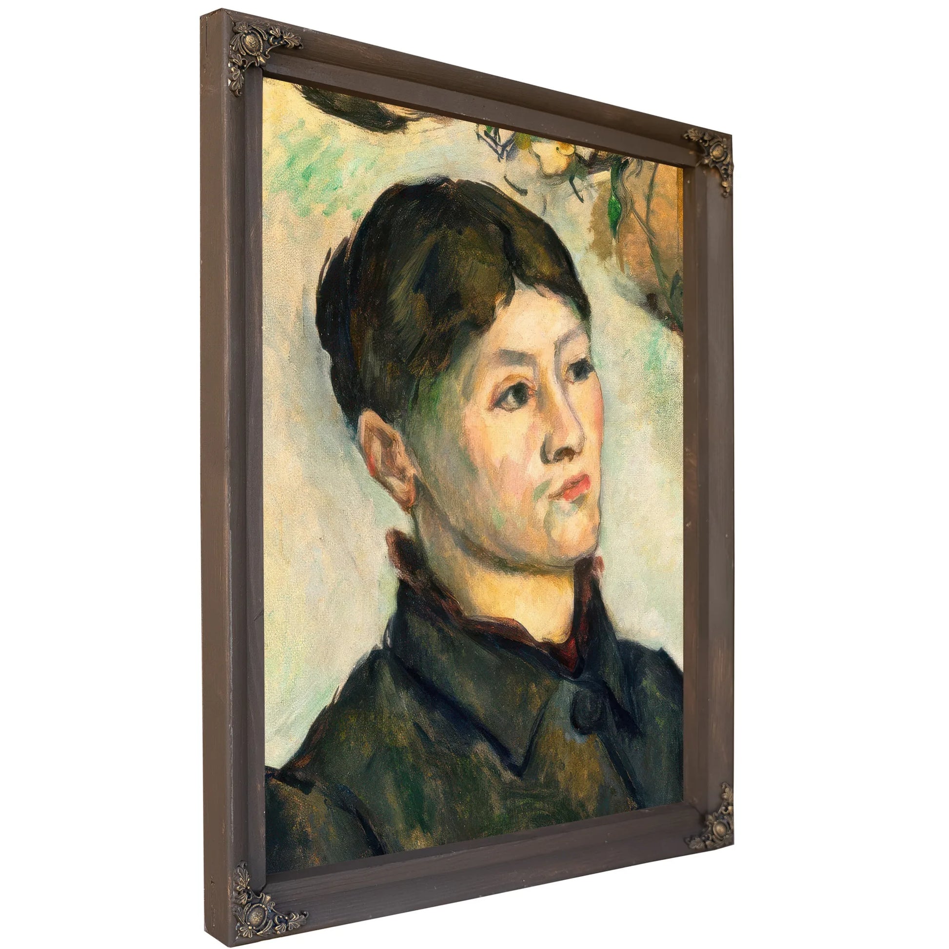 Madame Cezanne By Paul Cezanne Fine Art Print