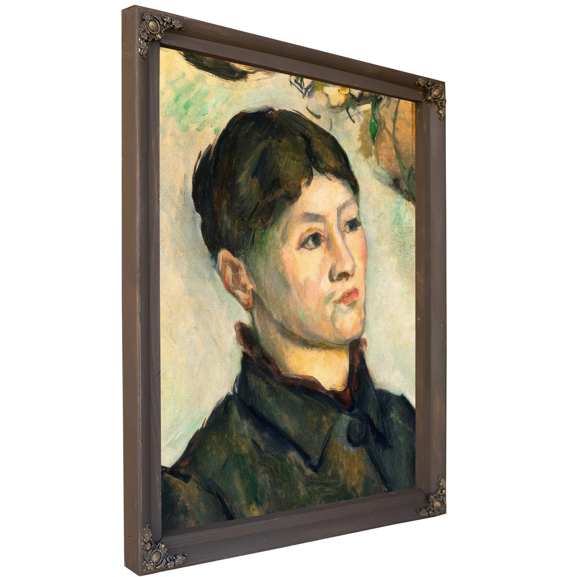 Madame Cezanne By Paul Cezanne Fine Art Print