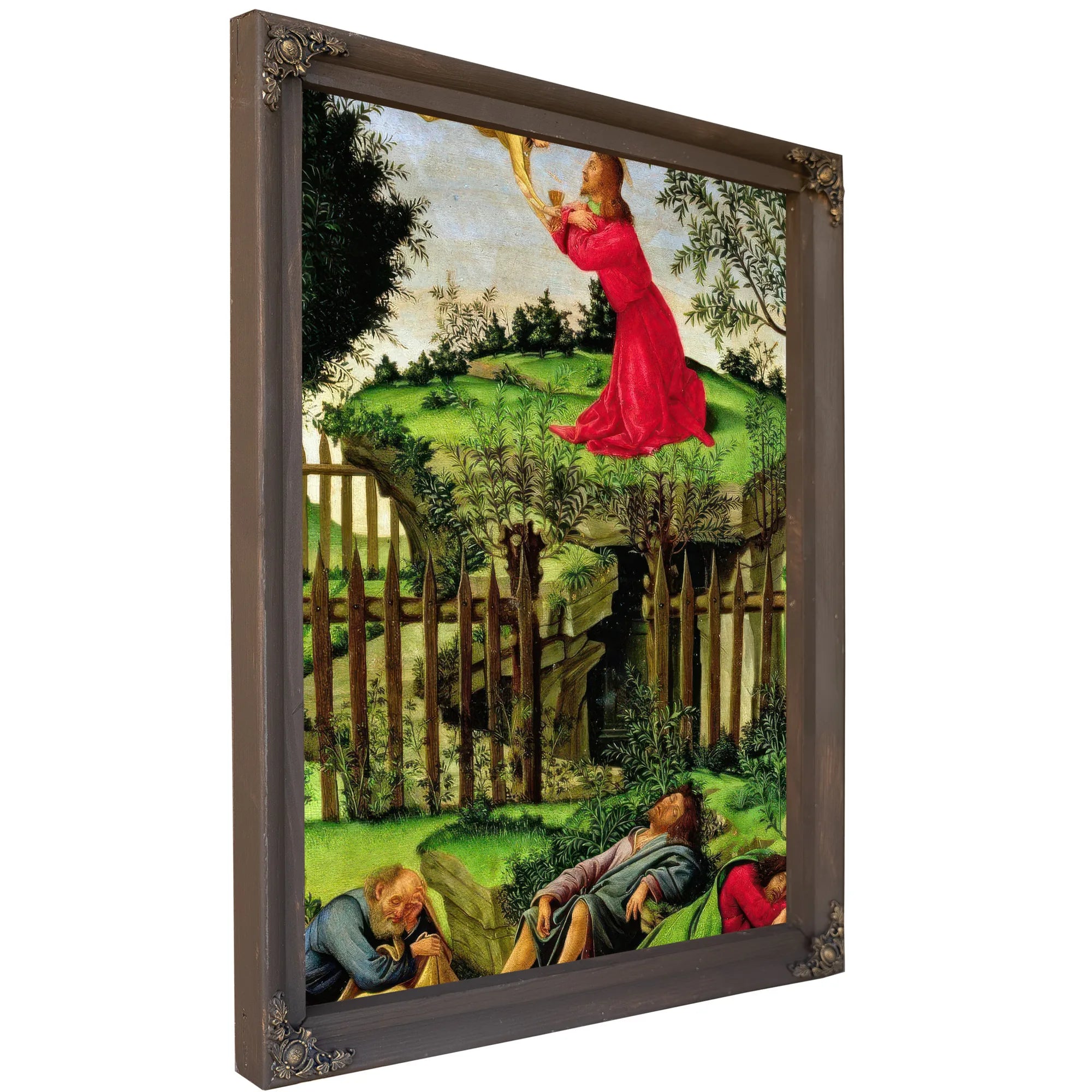The Agony In The Garden By Sandro Botticelli Fine Art Print
