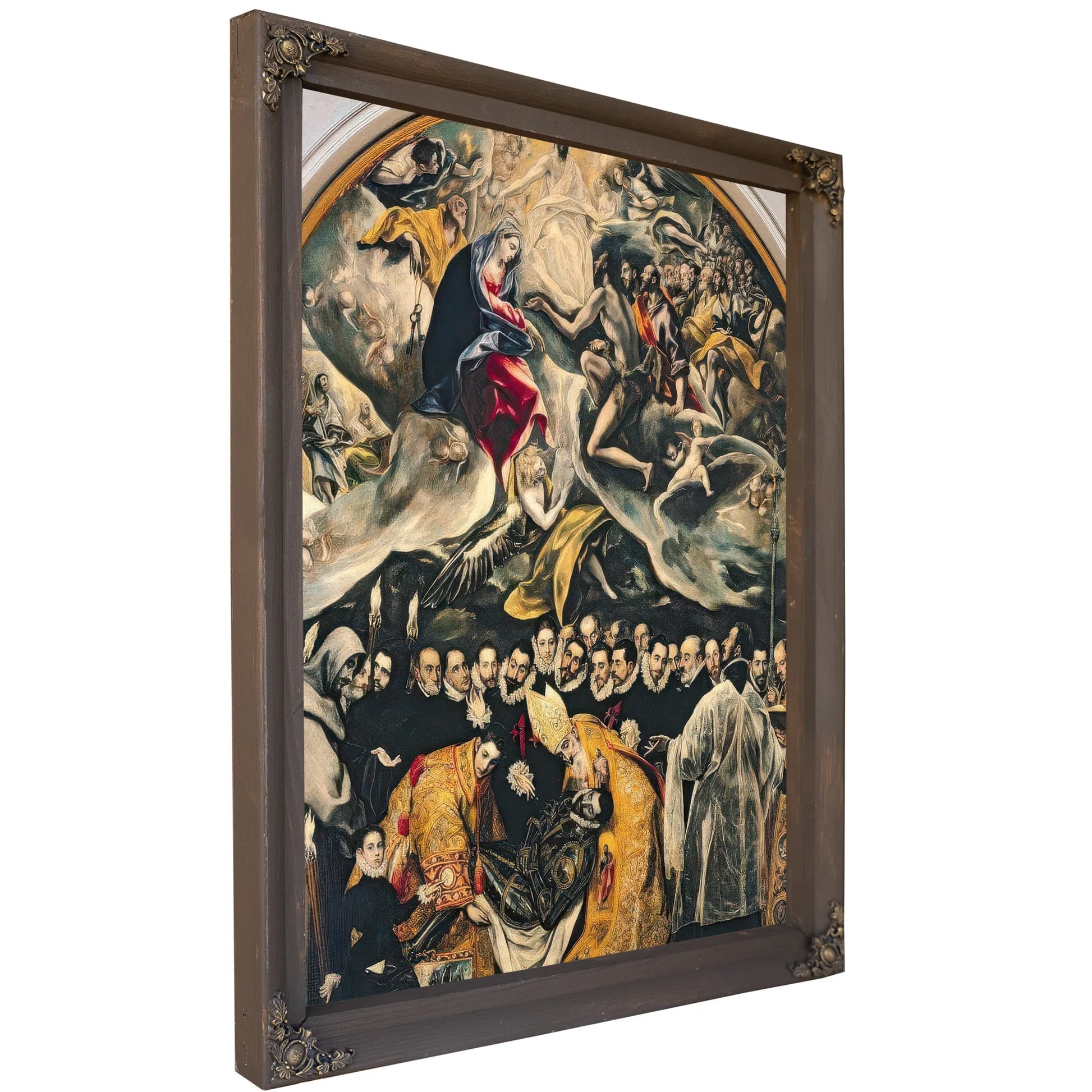 The Burial Of Count Orgaz From A Legend Of 1323 By El Greco Fine Art Print