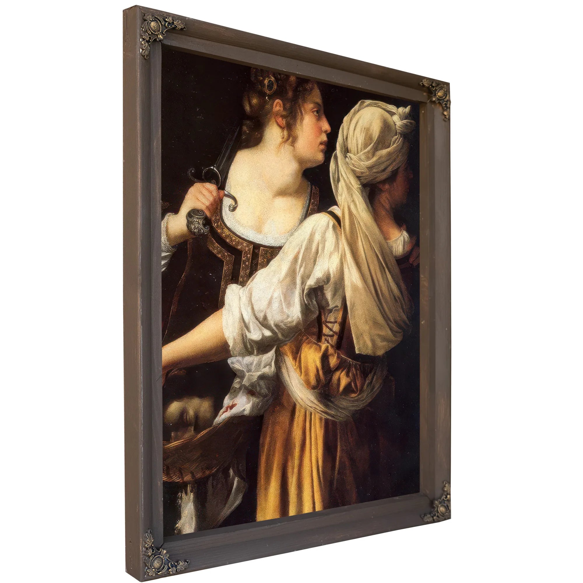 Judith And Her Maidservant 1619 By Artemisia Gentileschi Fine Art Print