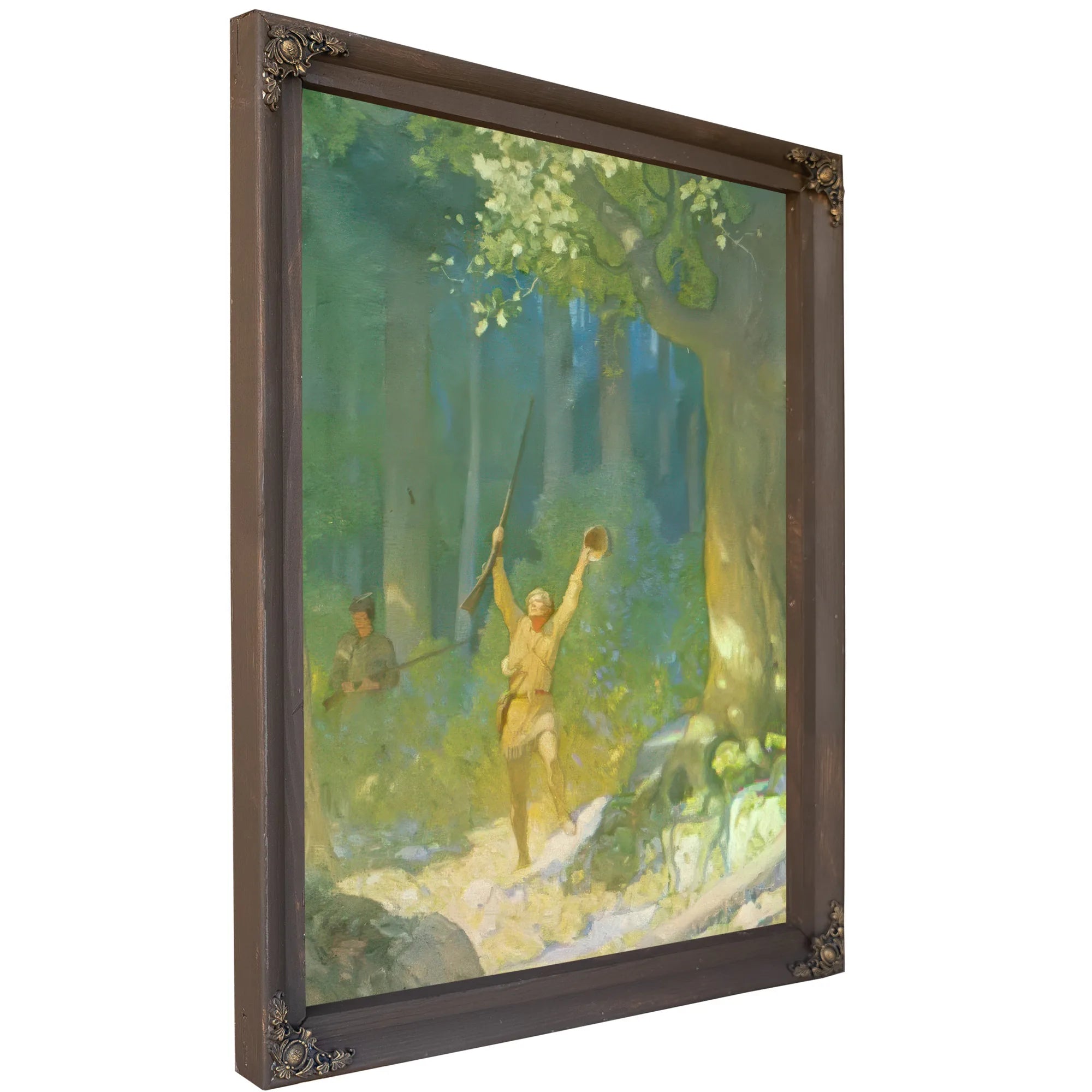 Emerging Into An Opening By NC Wyeth Fine Art Print