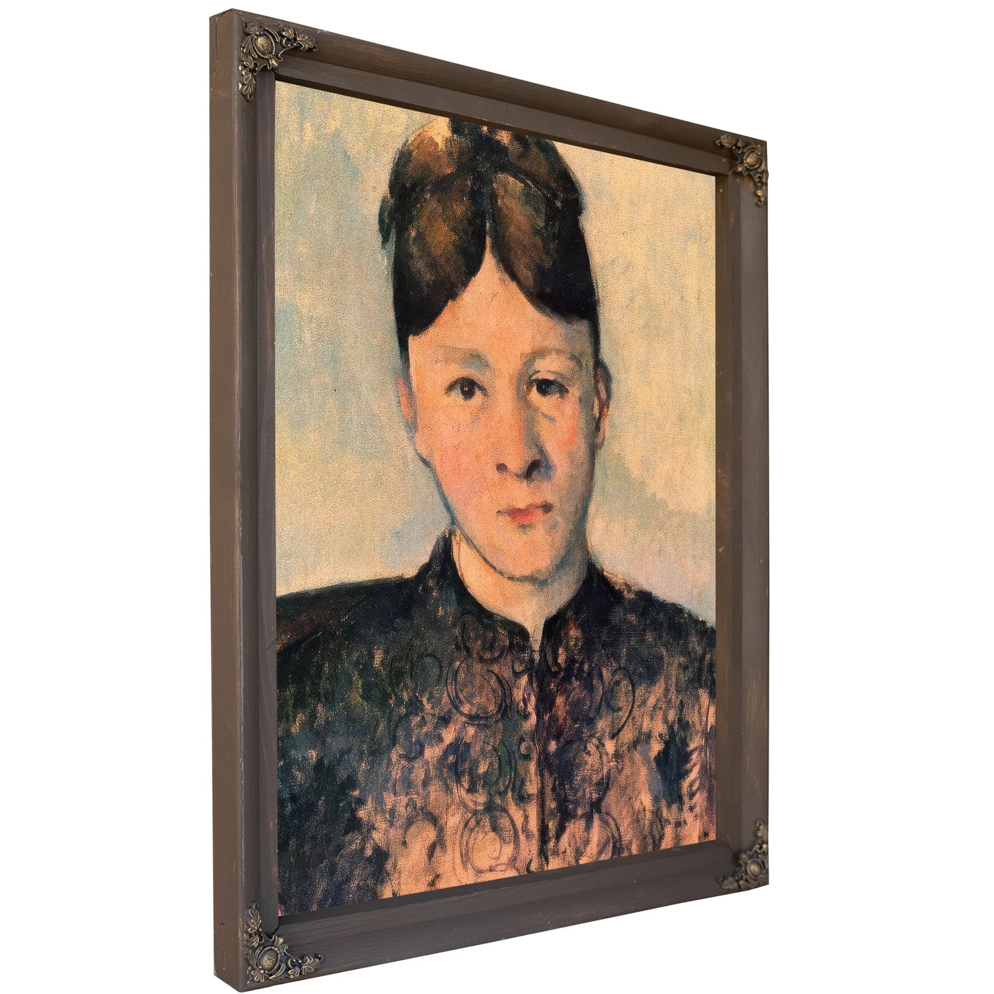 Portrait Of Madame Cezanne 1885 By Paul Cezanne Fine Art Print