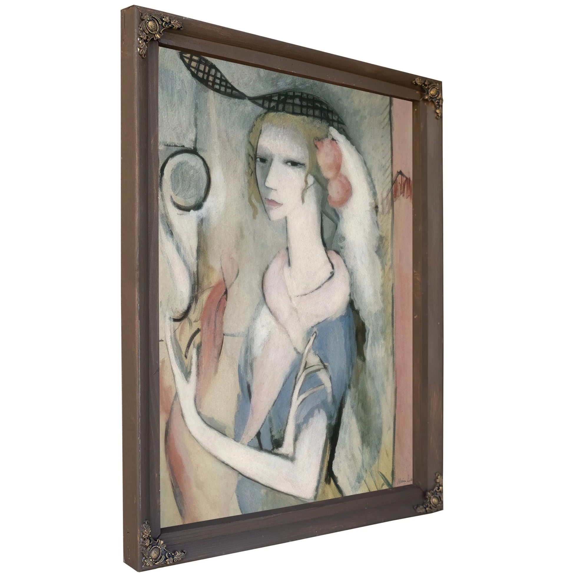 Femme Debout A La Capeline 1913 By Marie Laurencin Fine Art Print