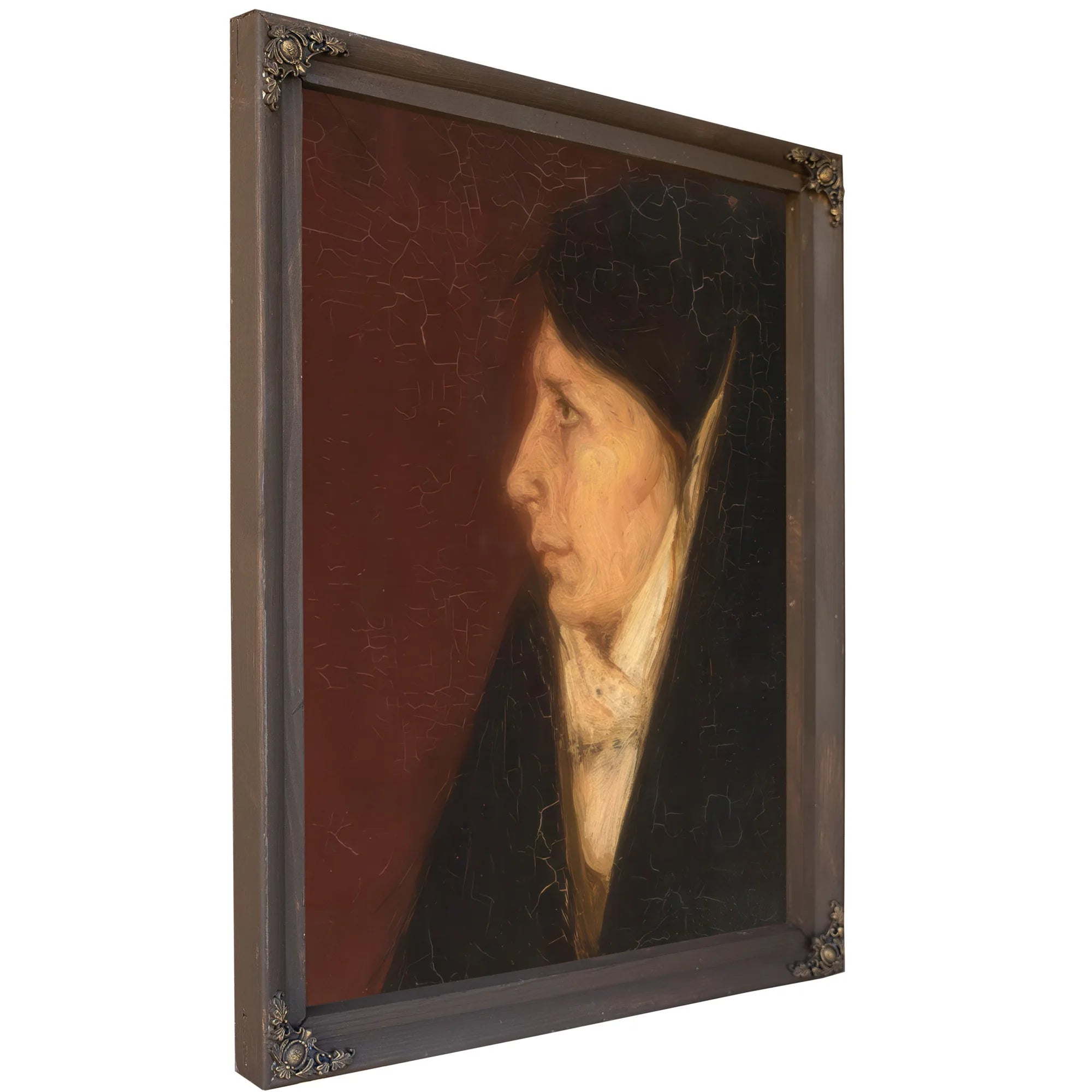 Profile Of A Woman's Head By Henry Ossawa Tanner Fine Art Print