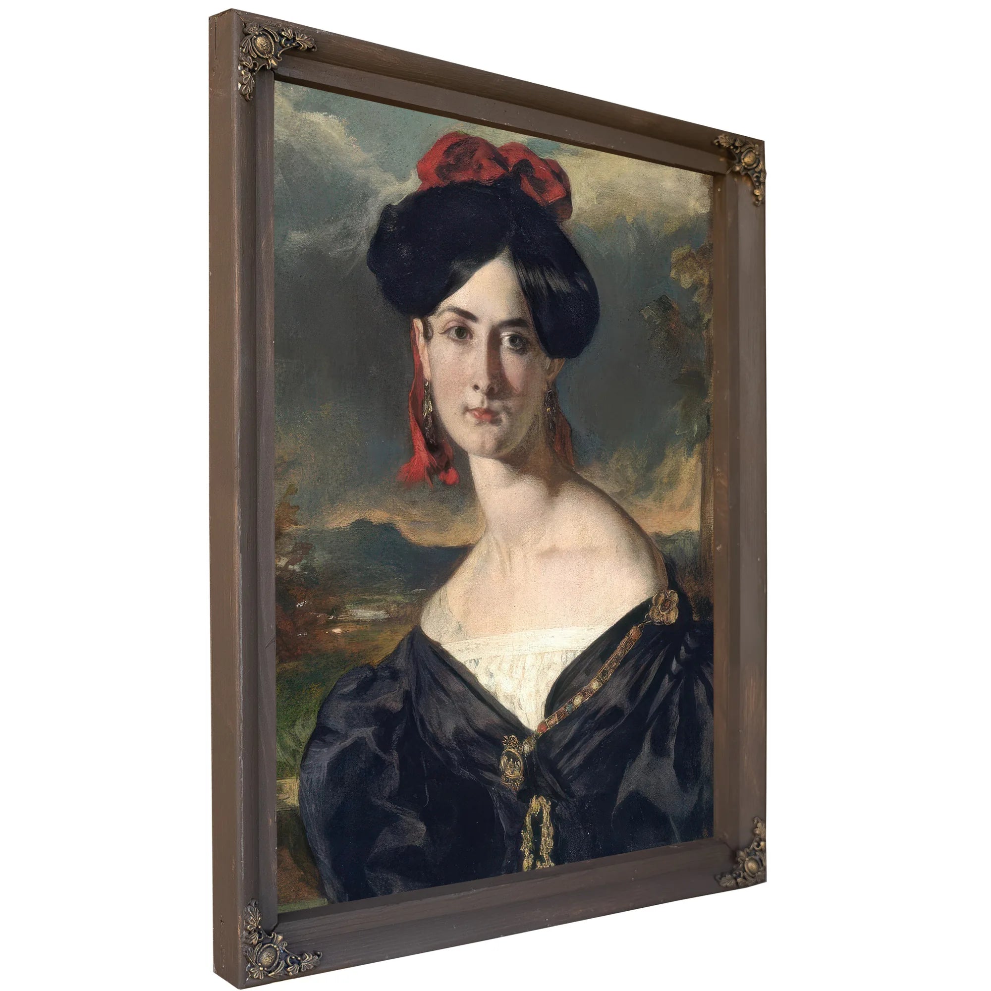 Louisa Elizabeth Vaughan, Born Rolls By William Etty Fine Art Print