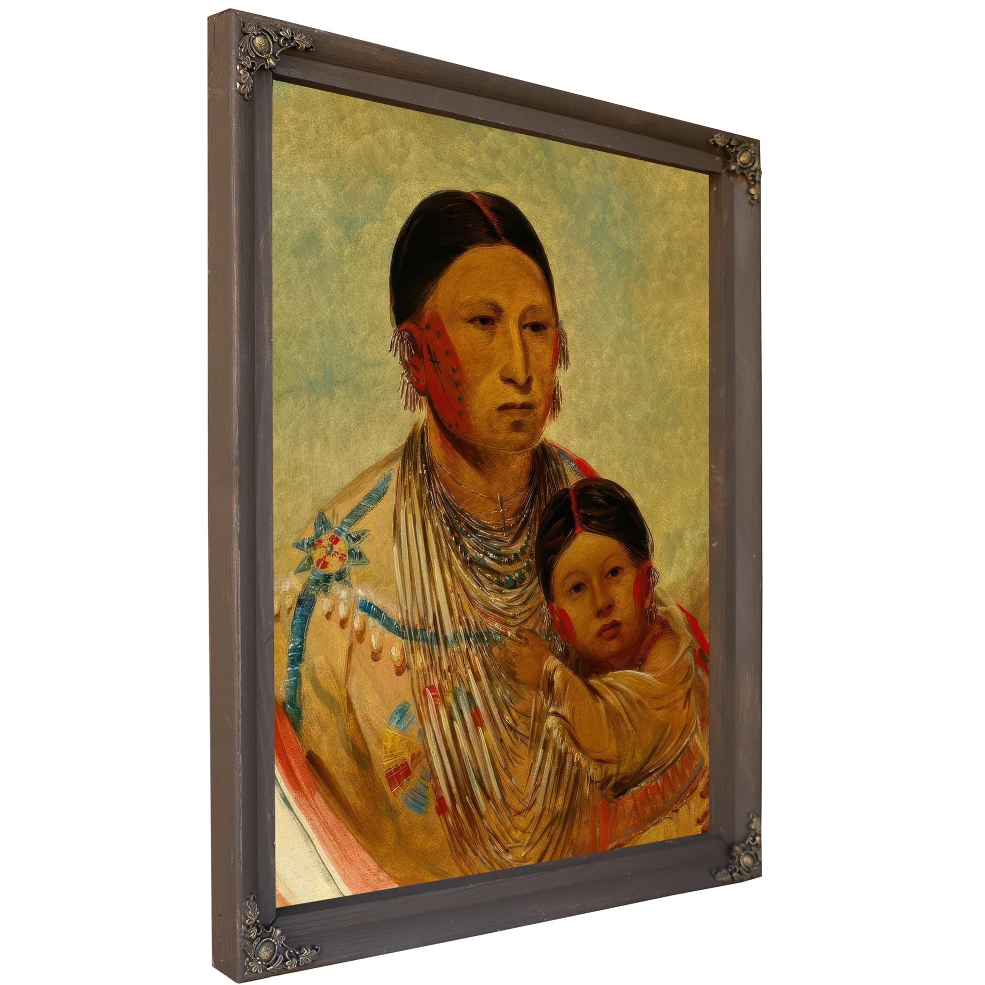 Ru Ton Ye Wee Ma, Strutting Pigeon, Wife Of White Cloud By George Catlin Fine Art Print