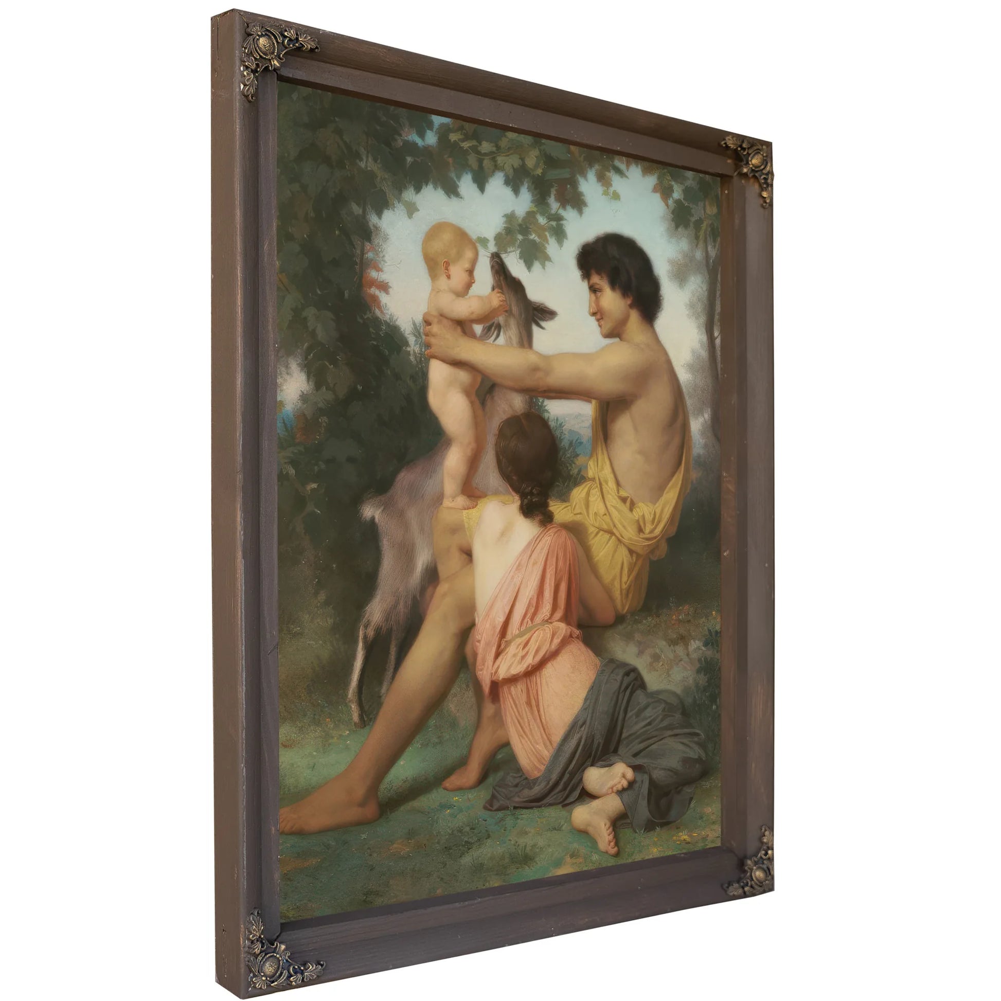 Idyll Family From Antiquity By William Adolphe Bouguereau Fine Art Print