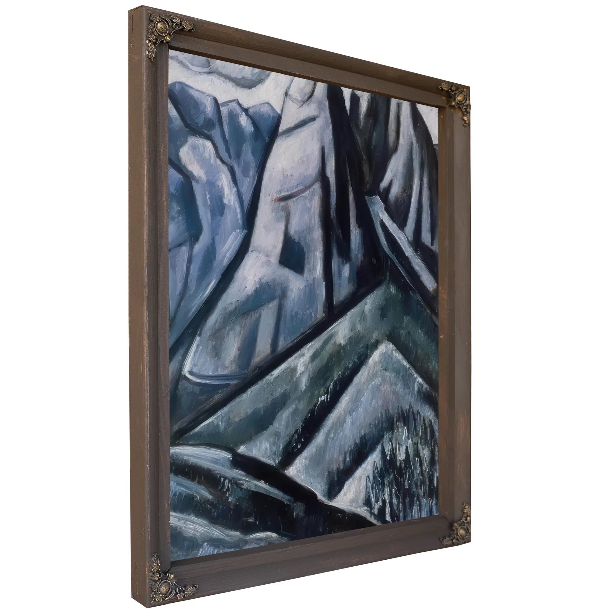 Waxenstein At Hamarsbach Garmicsch Bavaria By Marsden Hartley Fine Art Print