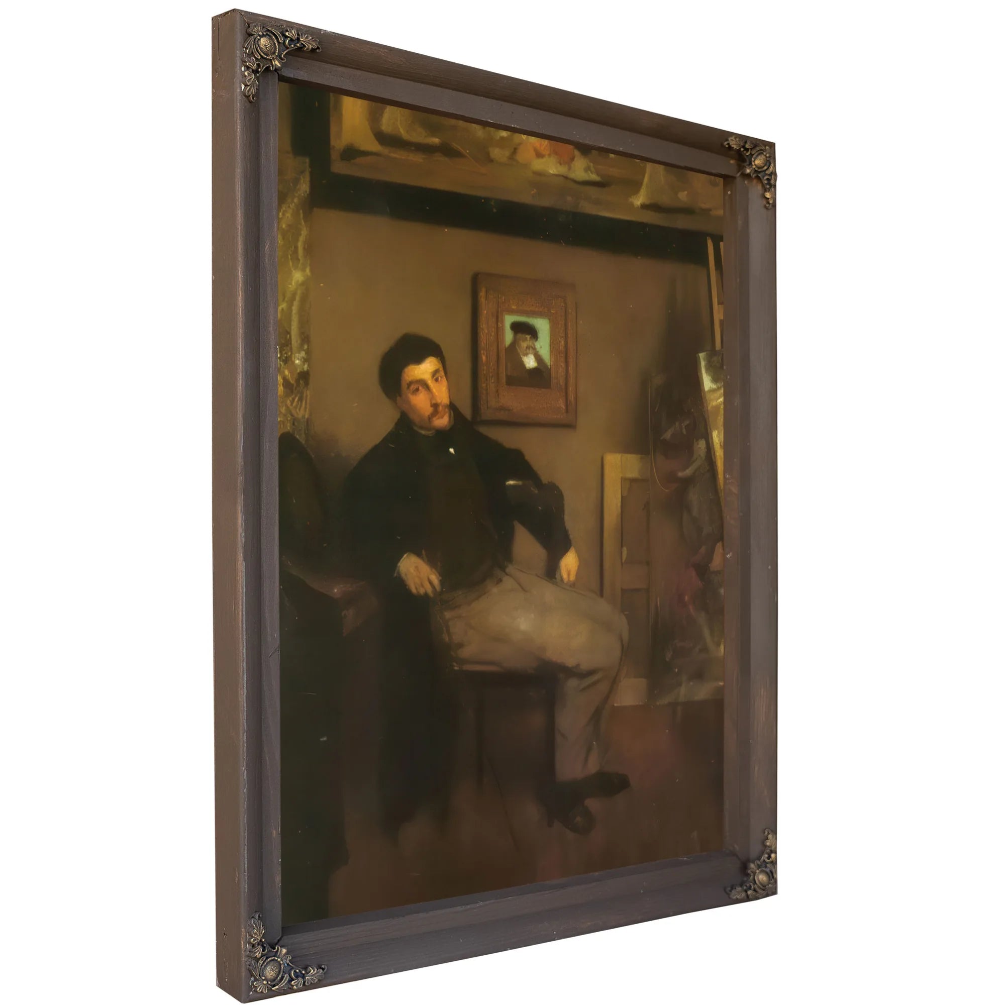 Tissot In An Artists Studio By James Tissot Fine Art Print