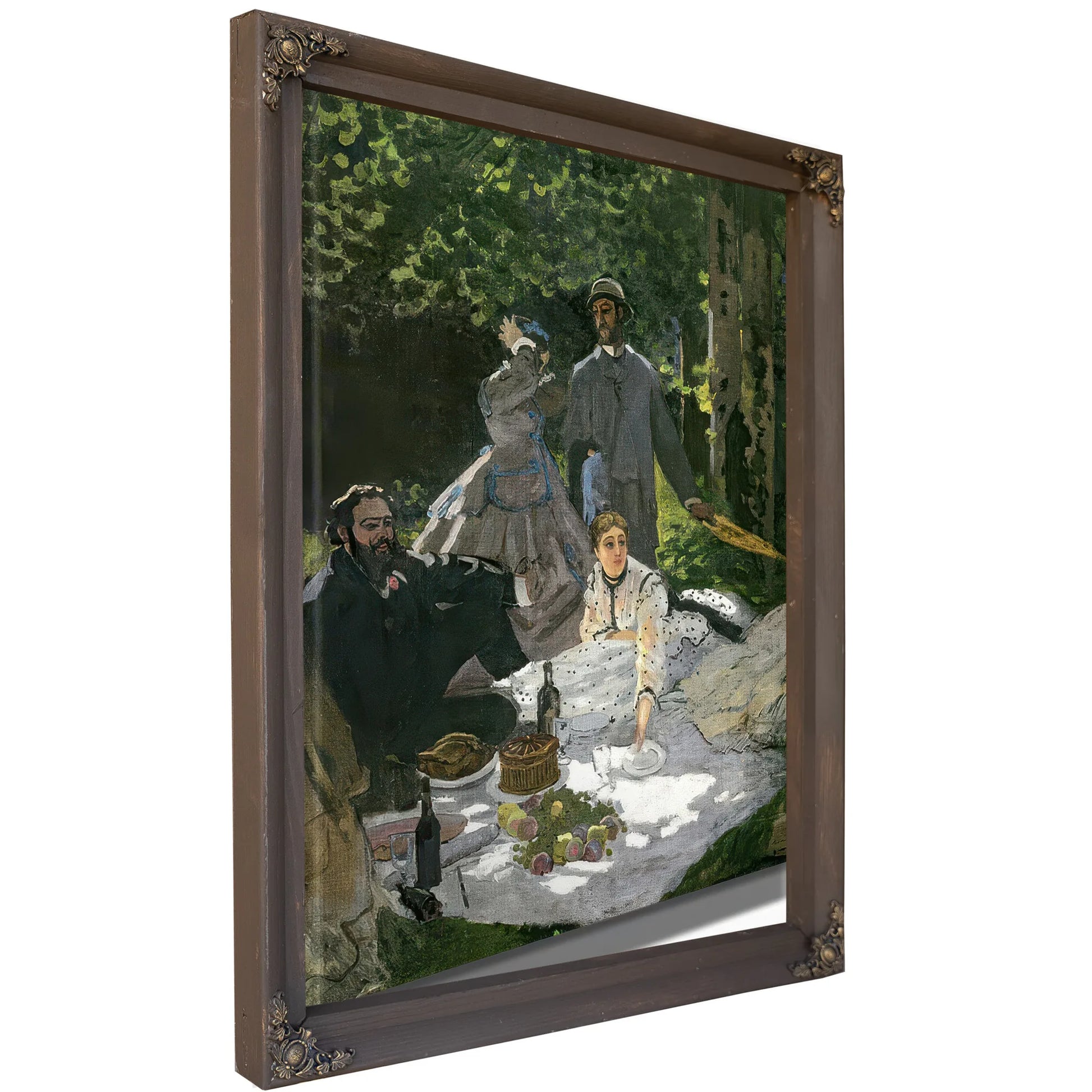 Dejeuner Sur L'herbe, Chailly (Central Panel) By Claude Monet Fine Art Print