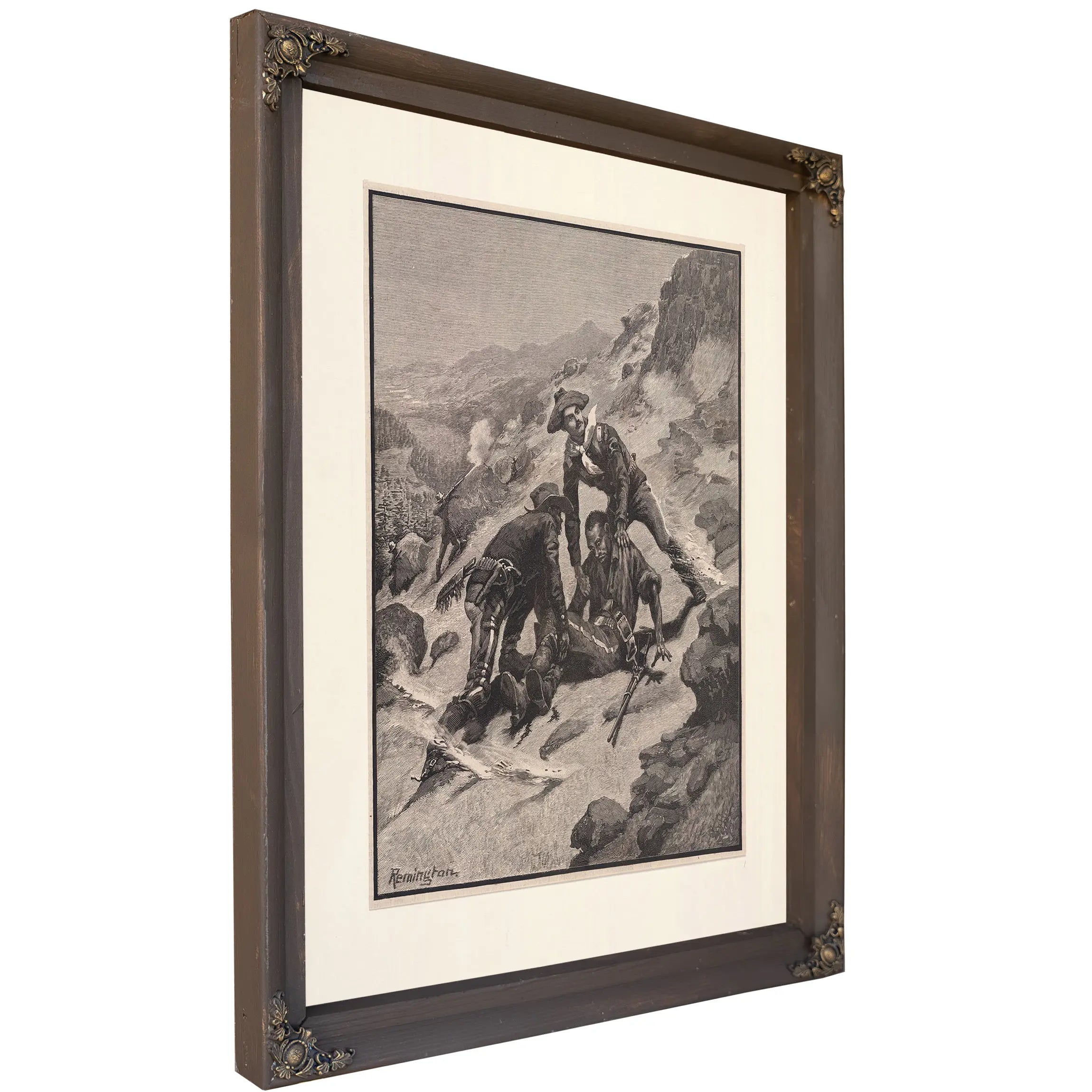 Soldiering In The Southwest The Rescue Of Corporal Scott by Frederic Remington