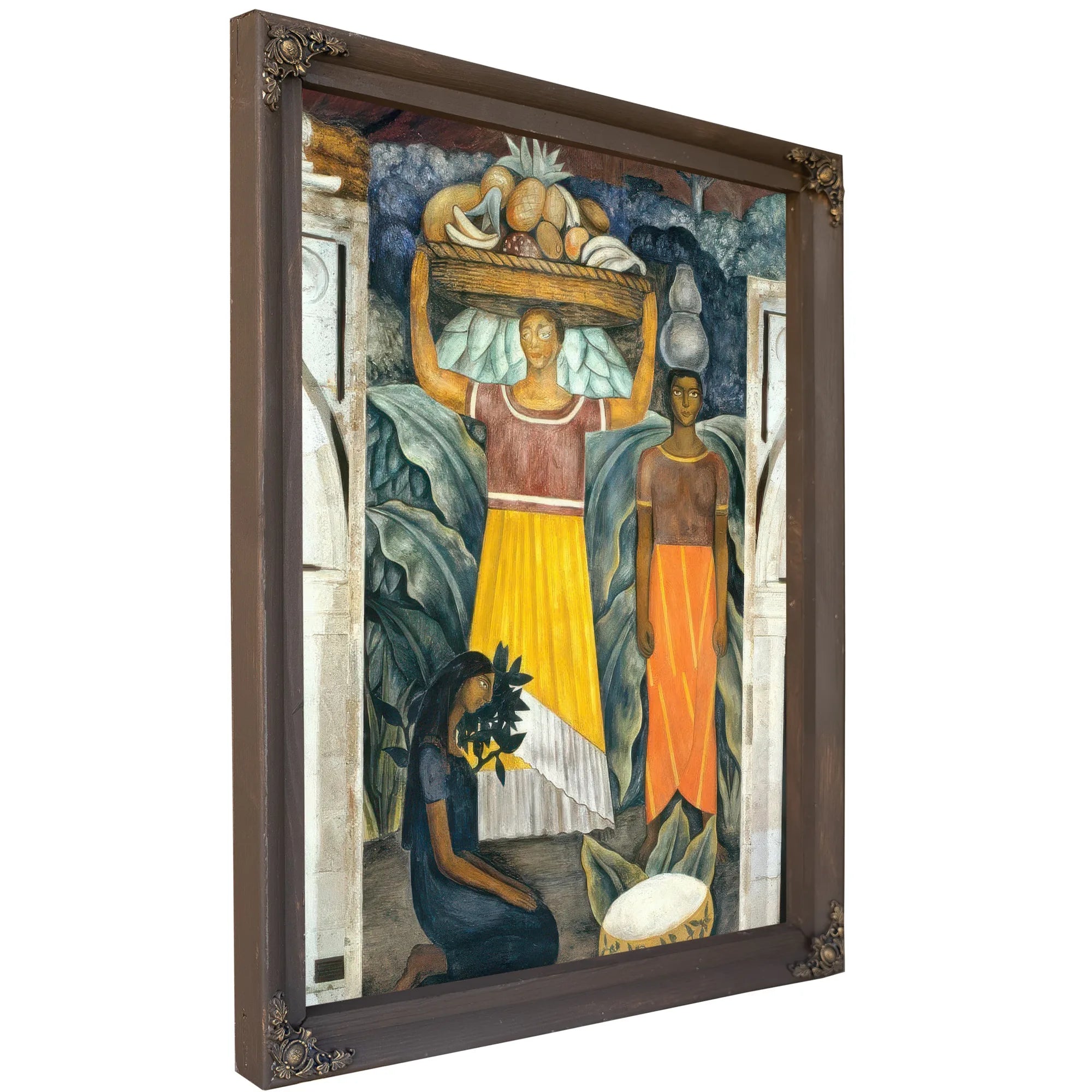 Tehuana Women By Diego Rivera Fine Art Print