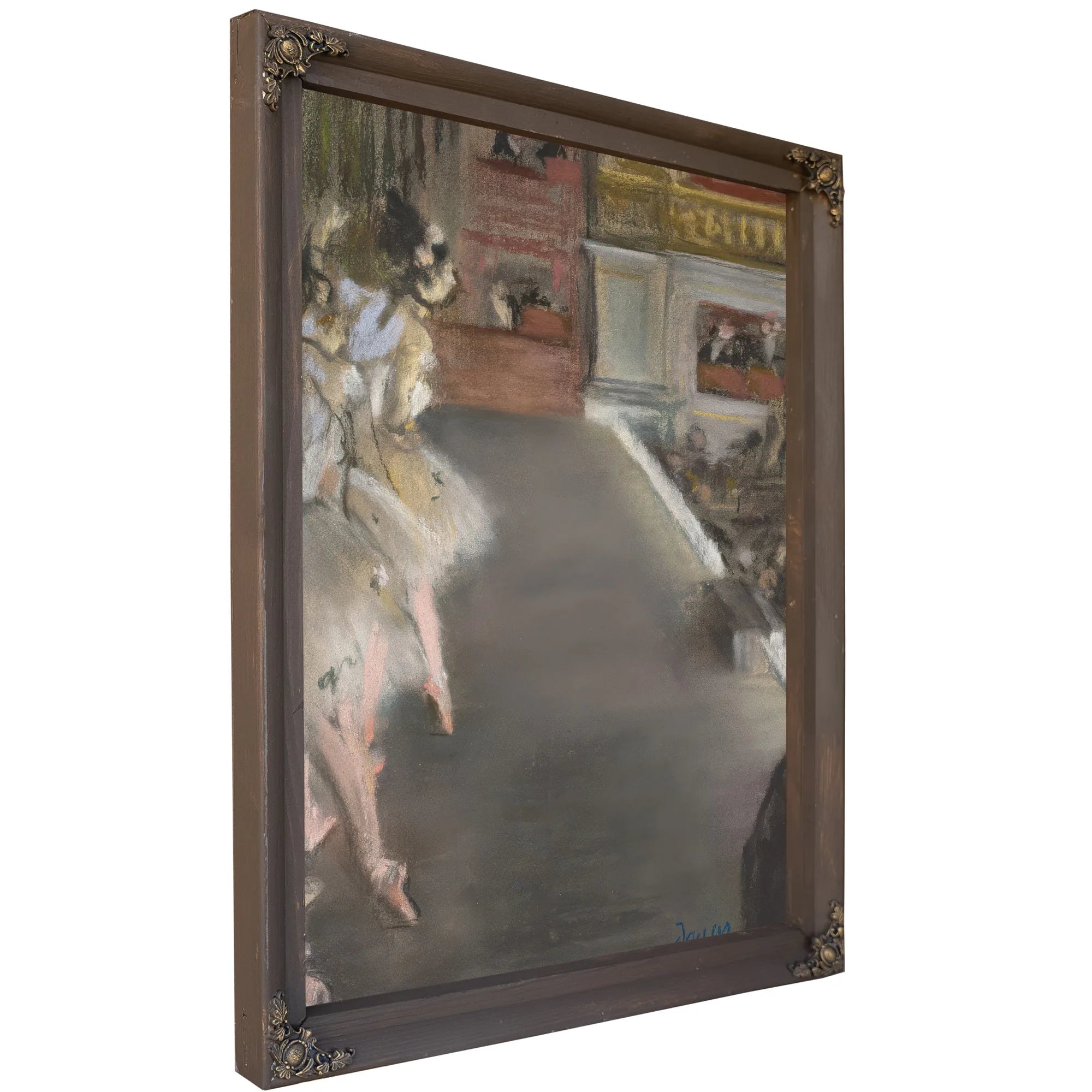 Dancers At The Old Opera House By Edgar Degas Fine Art Print