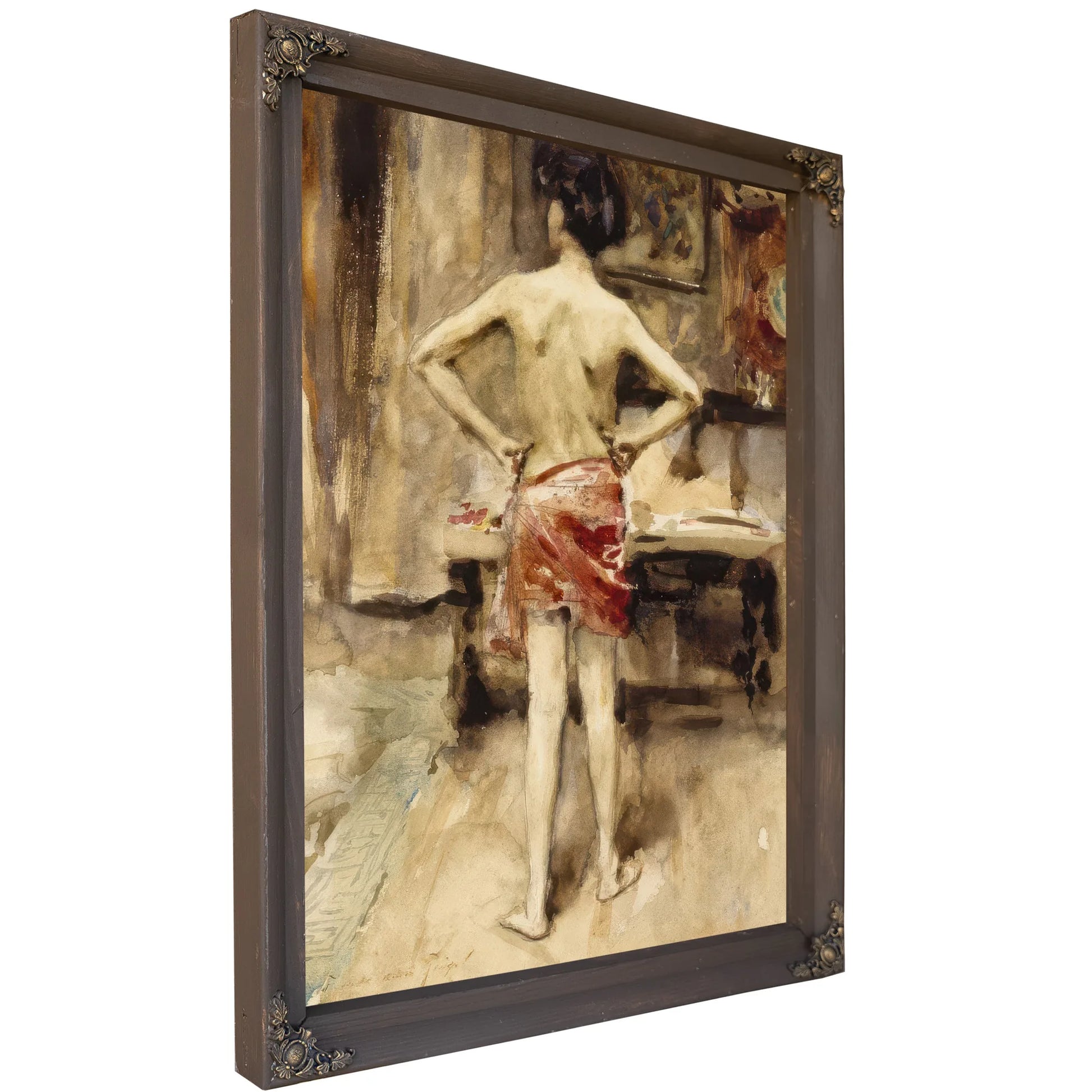 The Model By John Singer Sargent Fine Art Print