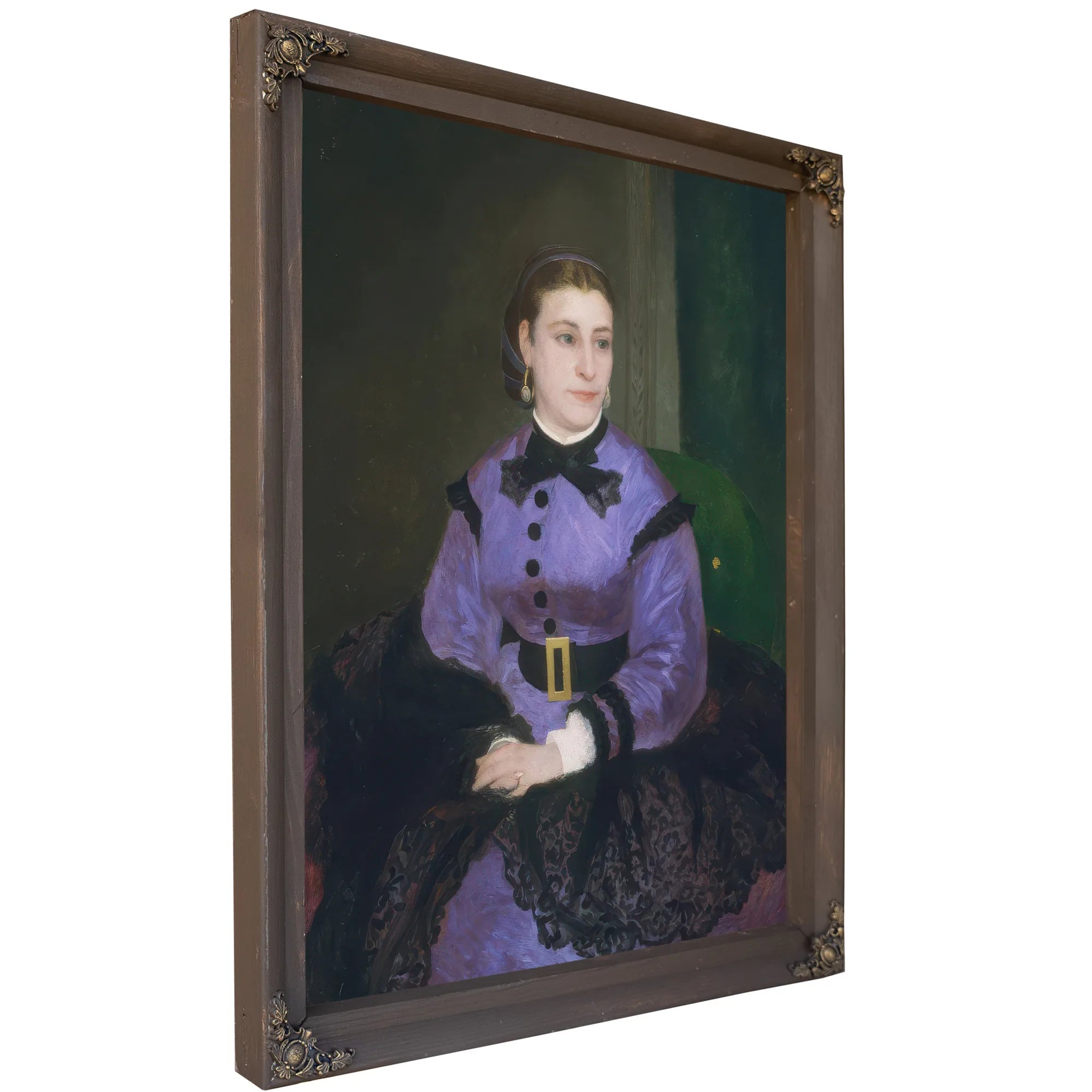 Mademoiselle Sicot By Pierre Auguste Renoir Fine Art Print