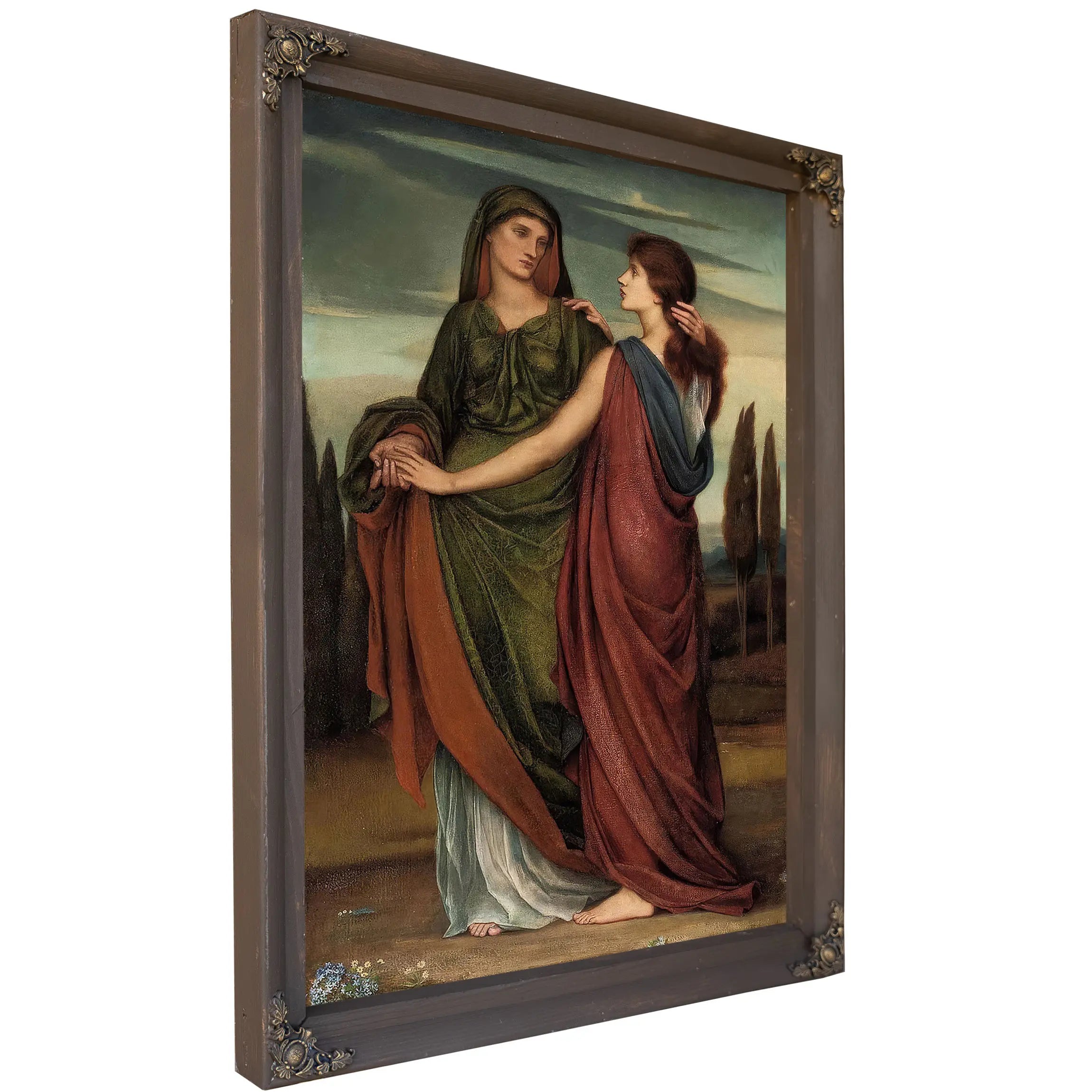 Naomi And Ruth 1887 by Evelyn De Morgan