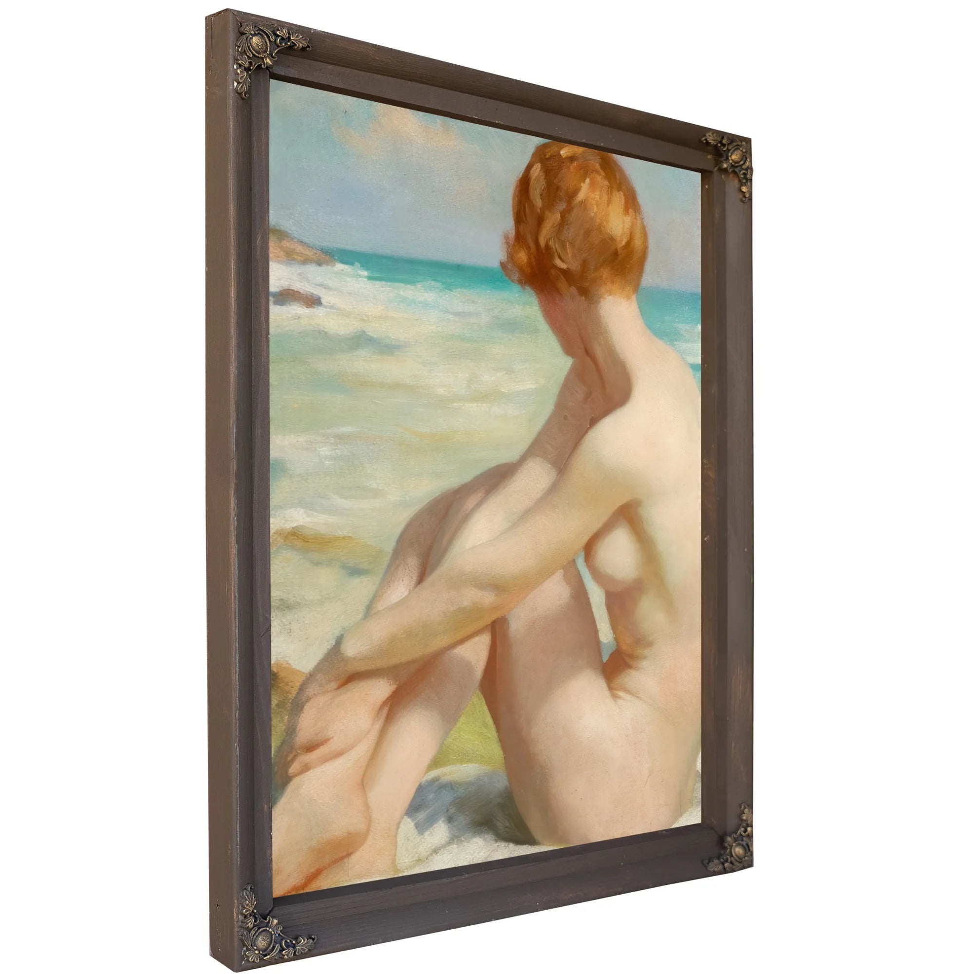 The Bather By Thomas Martine Ronaldson Fine Art Print